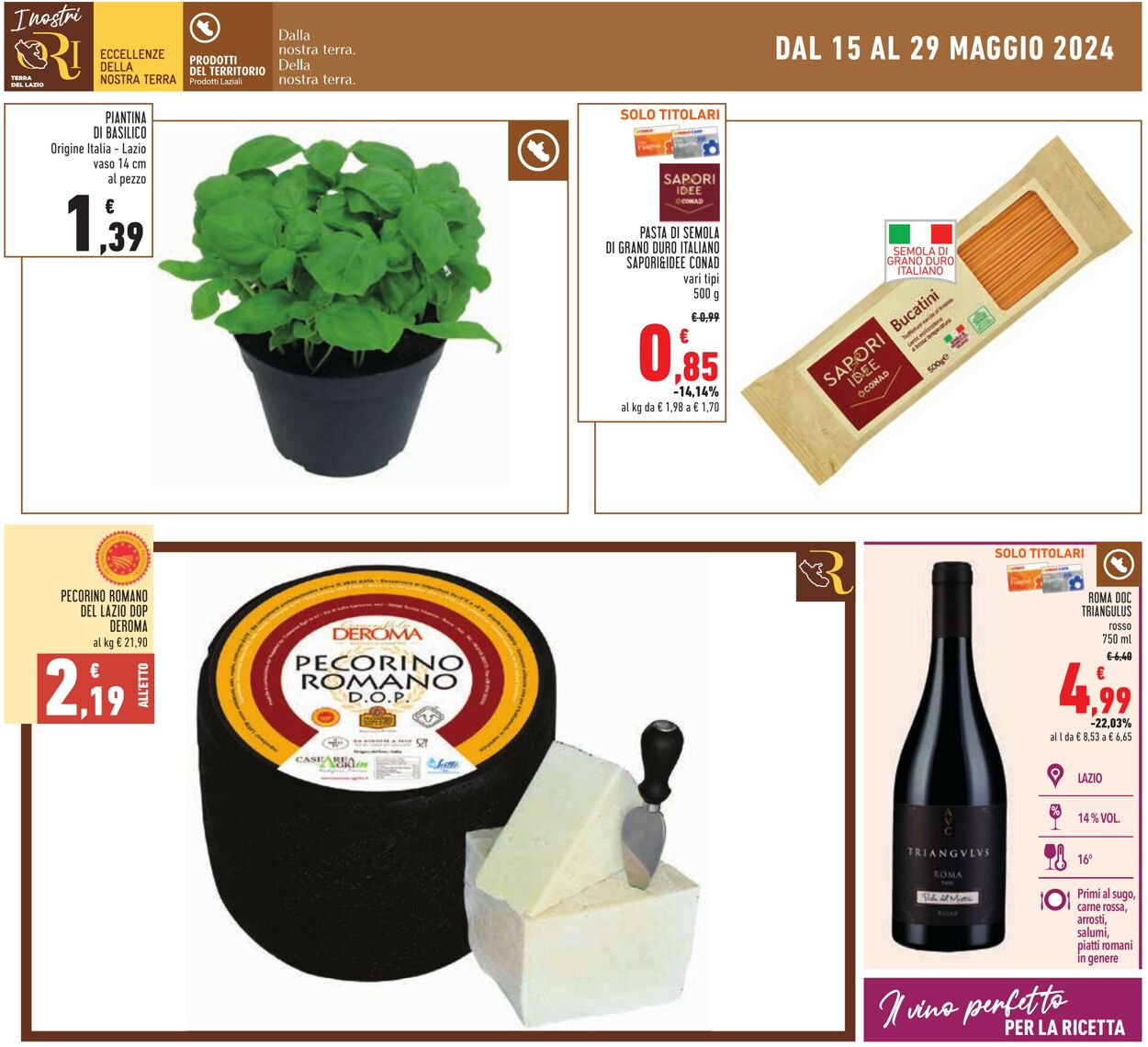 Volantino Conad 15.05.2024 - 29.05.2024