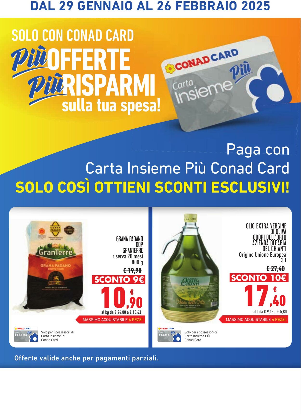 Volantino Conad 29.01.2025 - 26.02.2025