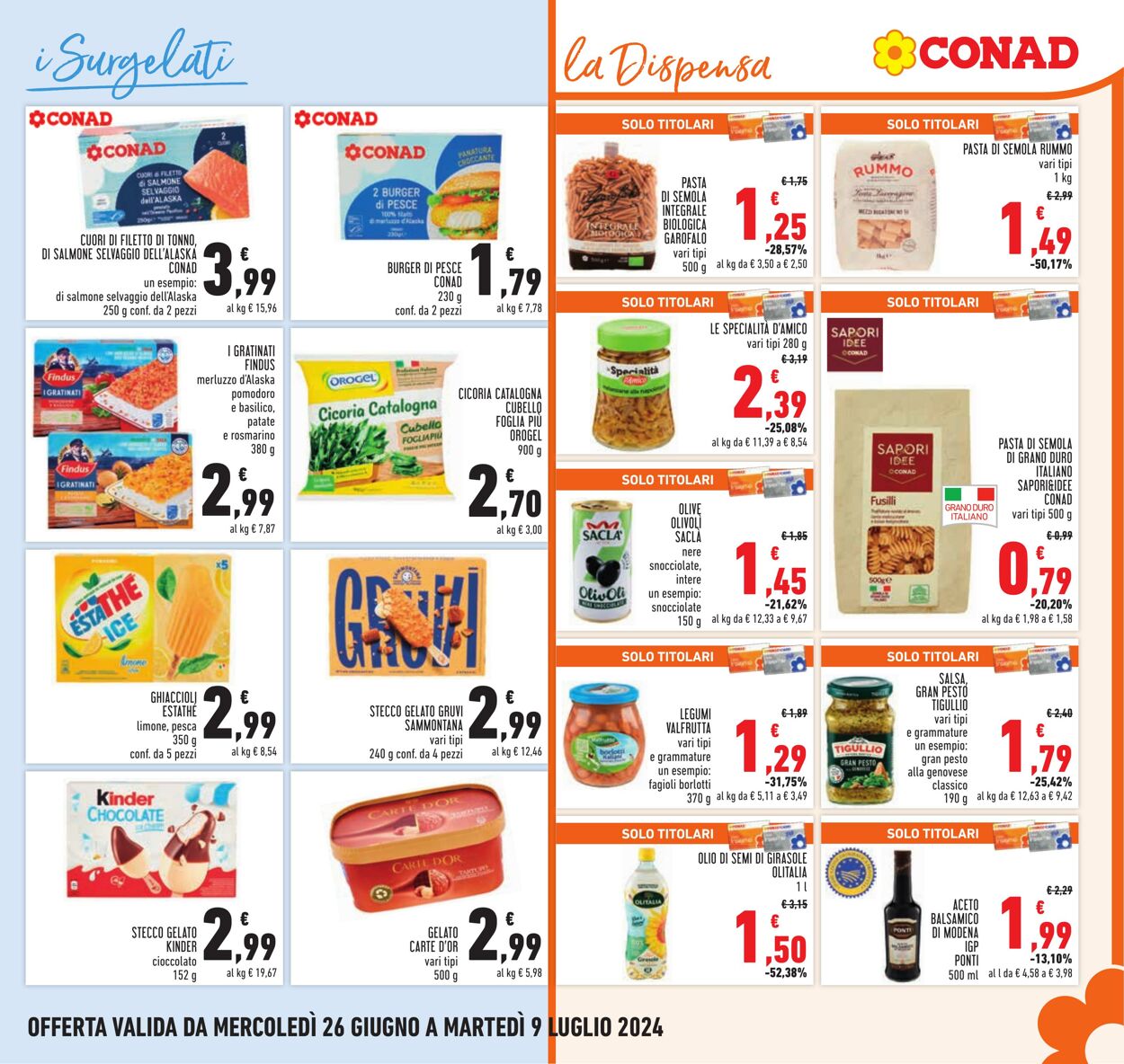 Volantino Conad 26.06.2024 - 09.07.2024