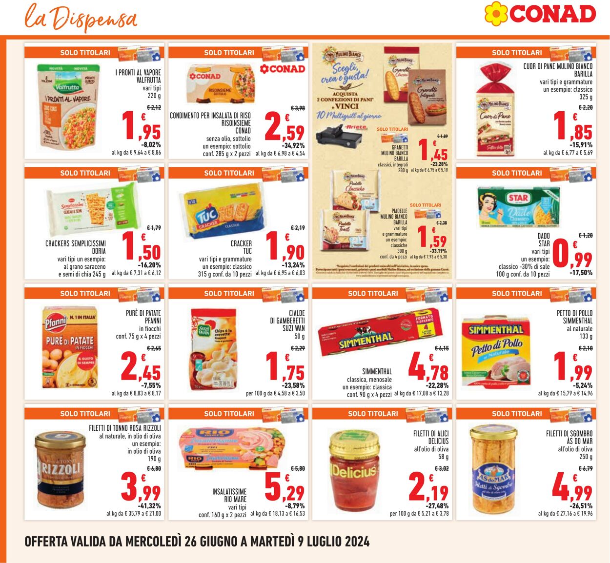 Volantino Conad 26.06.2024 - 09.07.2024