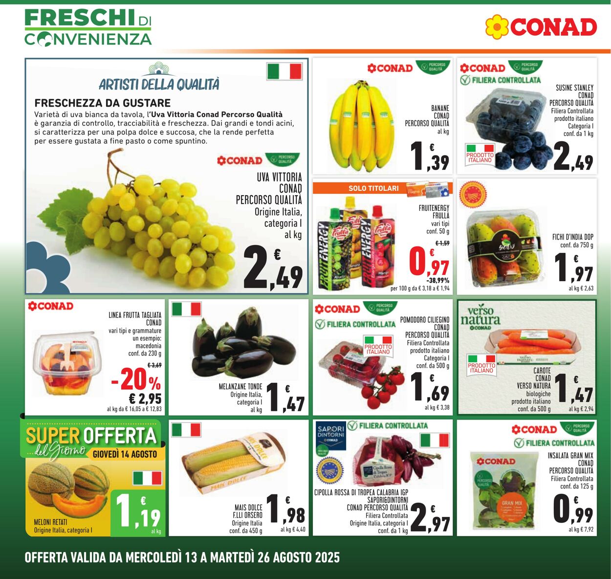 Volantino Conad 13.08.2025 - 13.08.2025