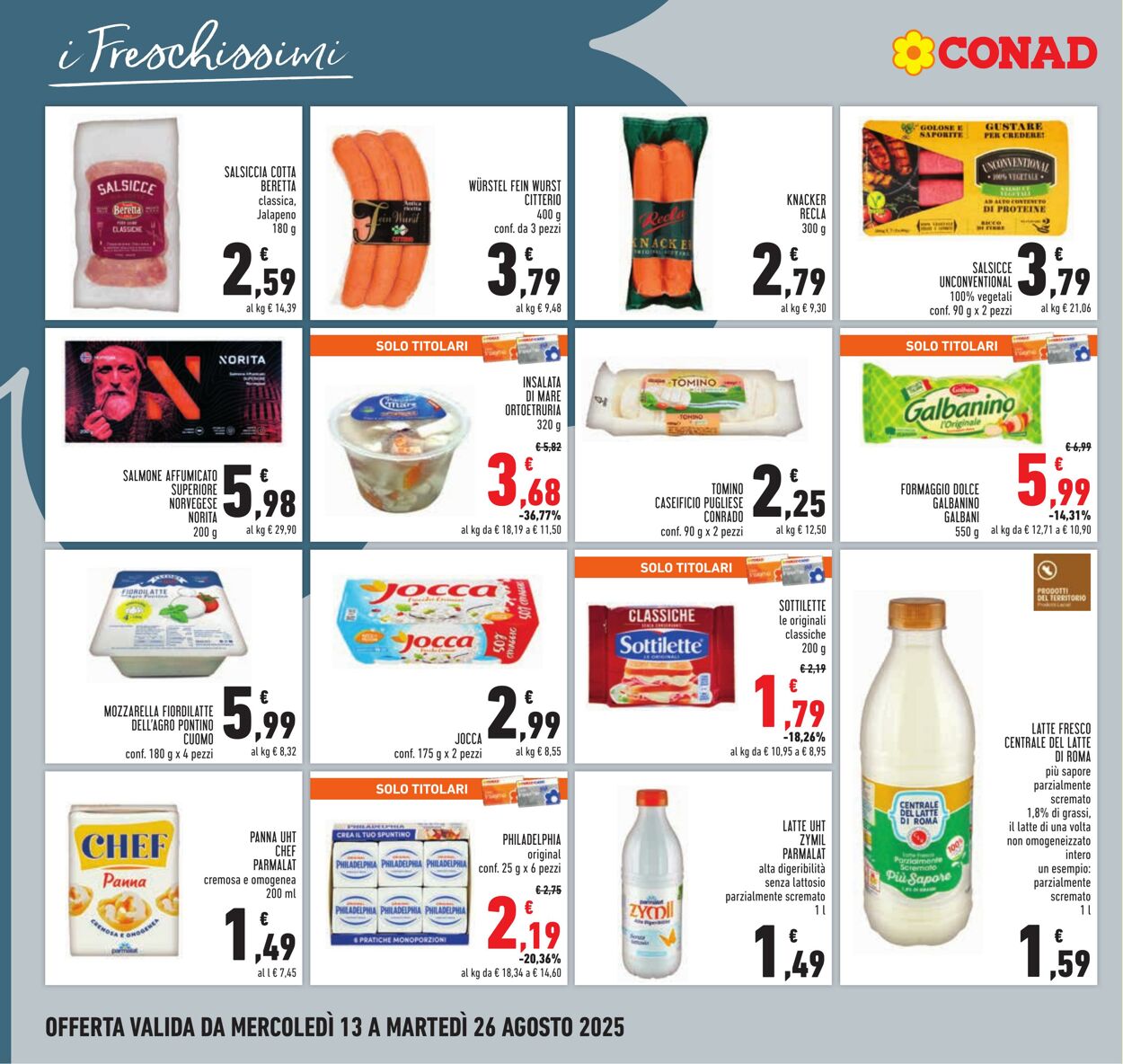 Volantino Conad 09.08.2025 - 09.08.2025