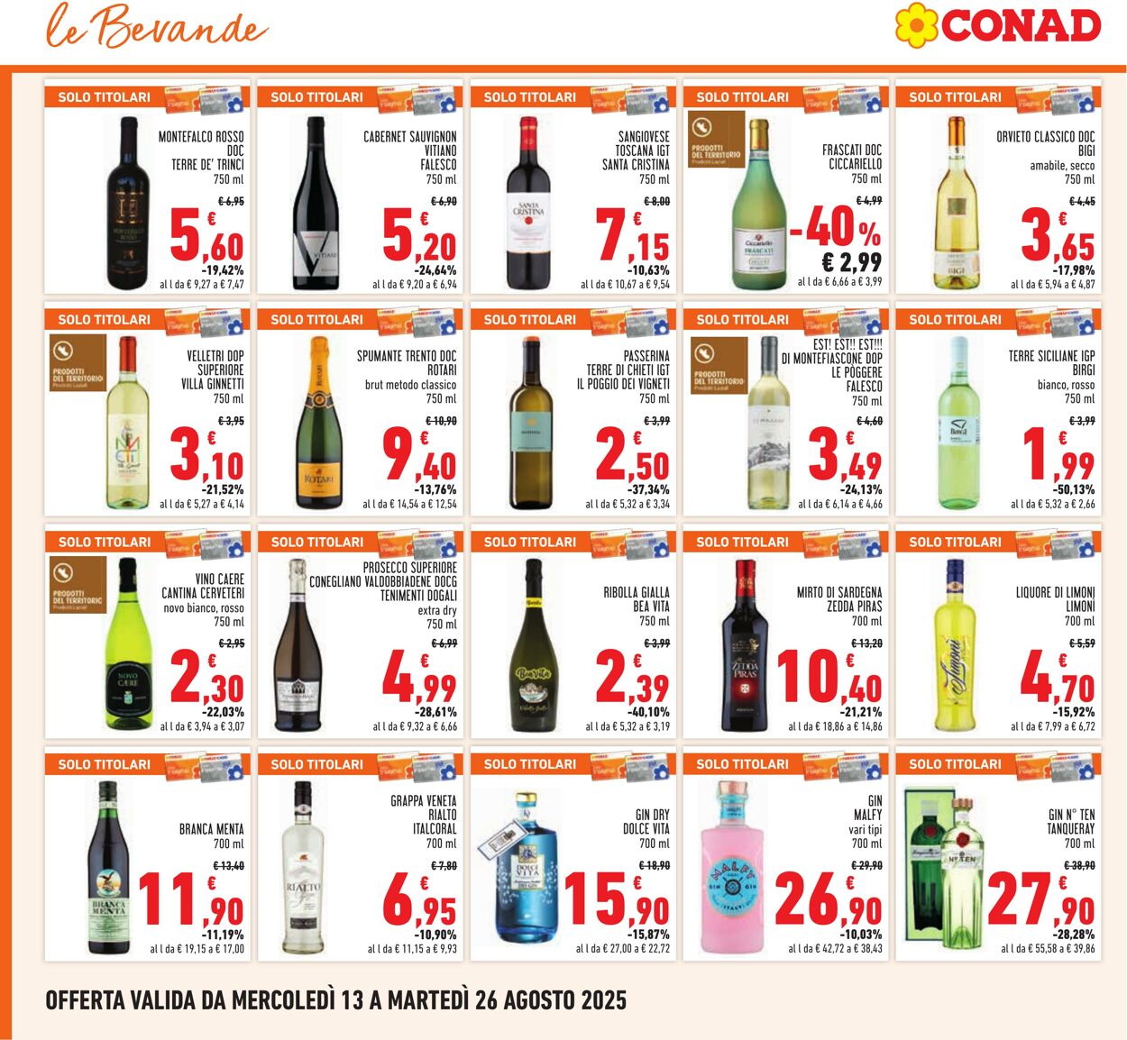 Volantino Conad 09.08.2025 - 09.08.2025