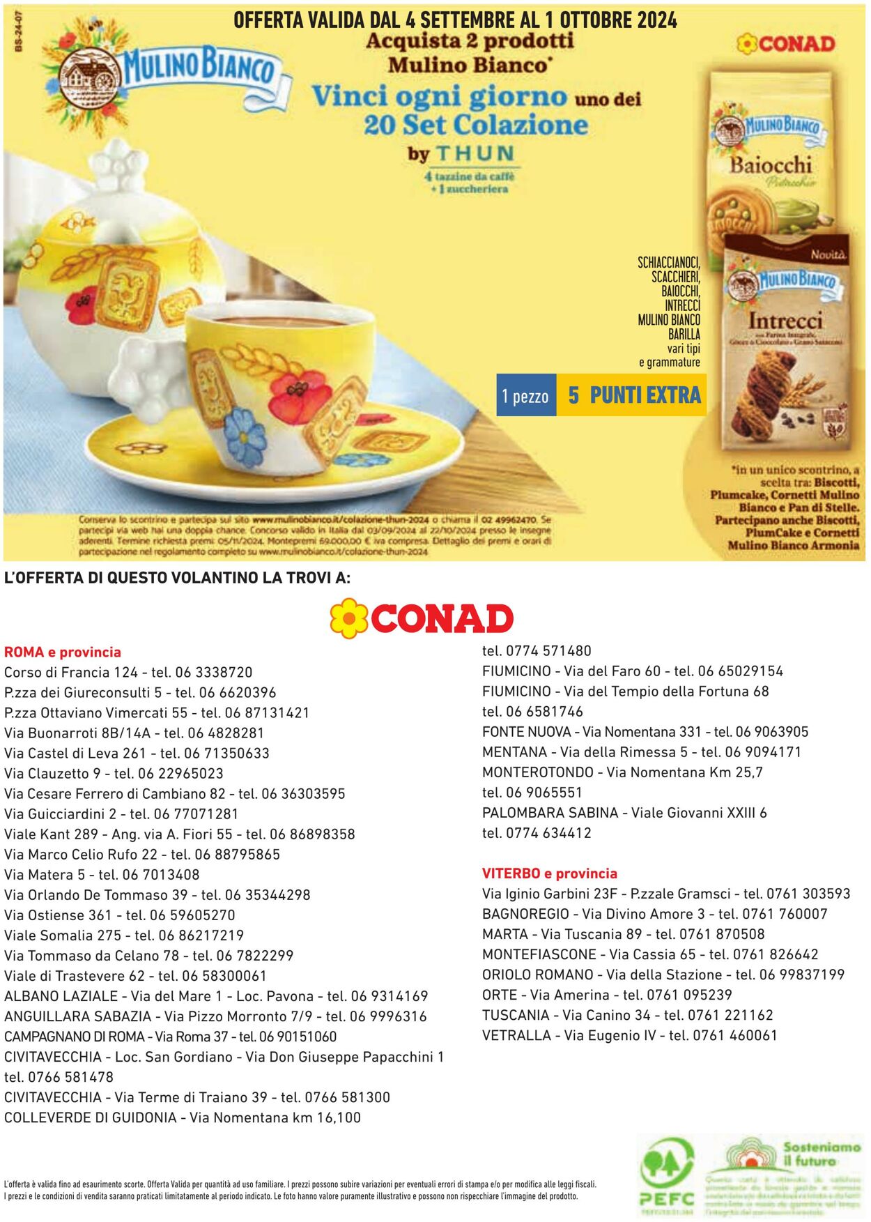 Volantino Conad 04.09.2024 - 01.10.2024