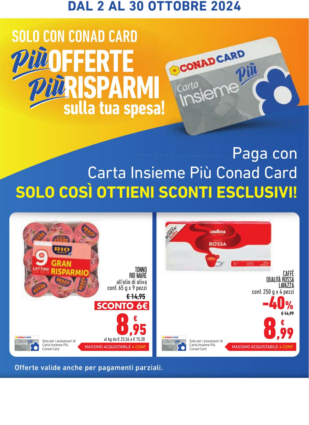 Volantino Conad 02.09.2024 - 30.10.2024