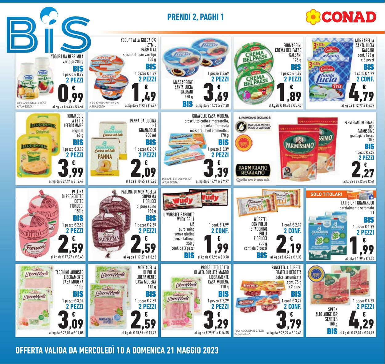 Volantino Conad 10.05.2023 - 21.05.2023