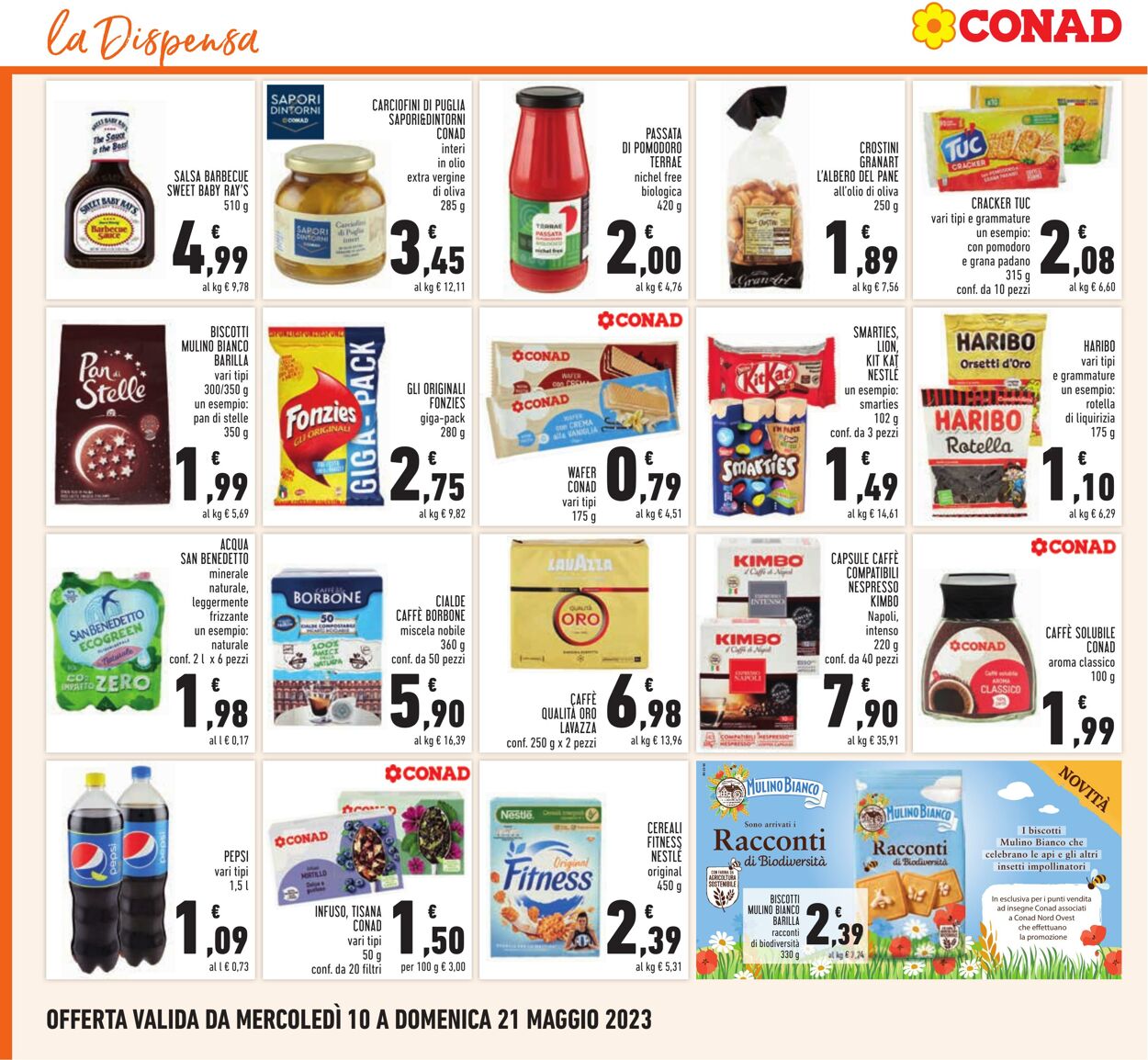 Volantino Conad 10.05.2023 - 21.05.2023