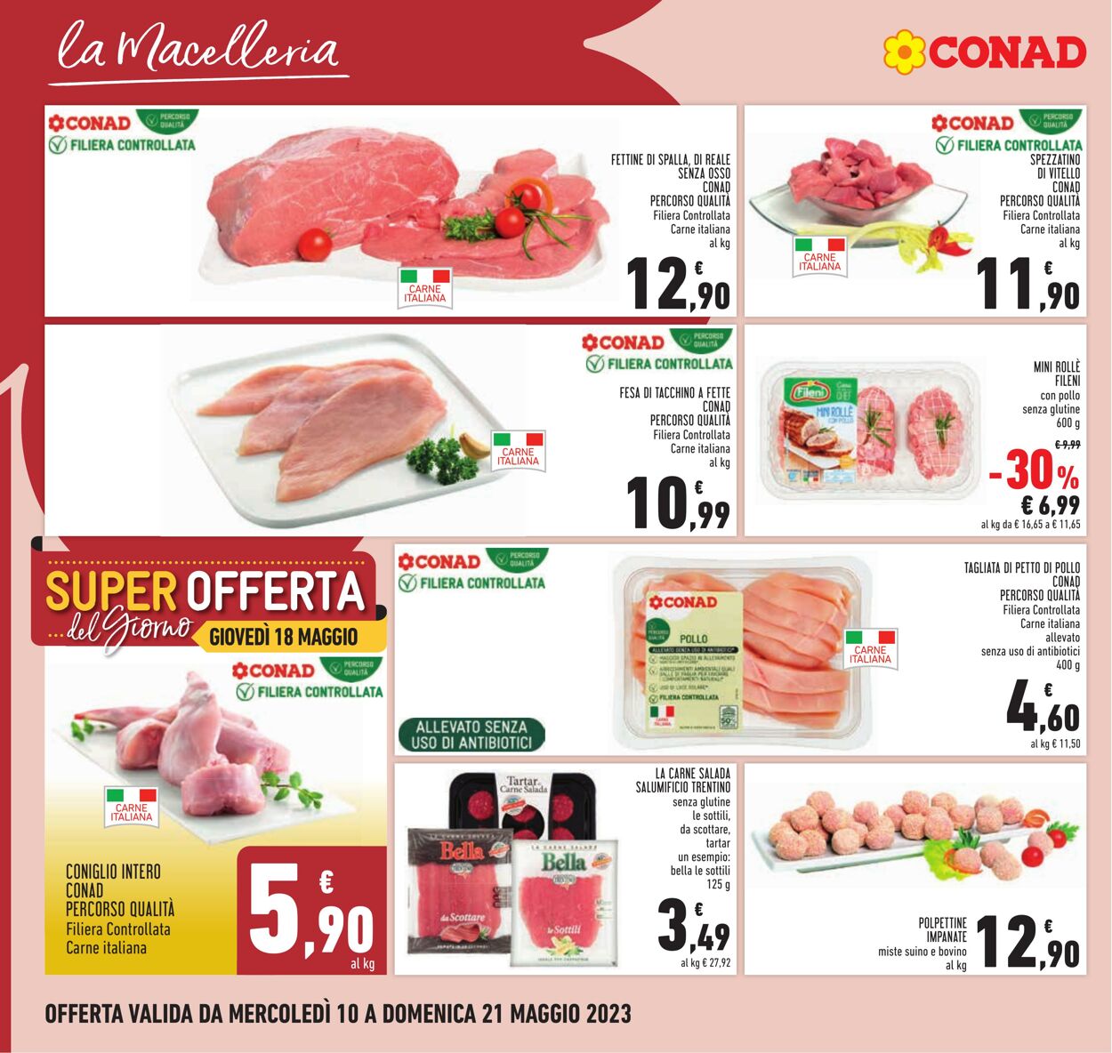 Volantino Conad 10.05.2023 - 21.05.2023