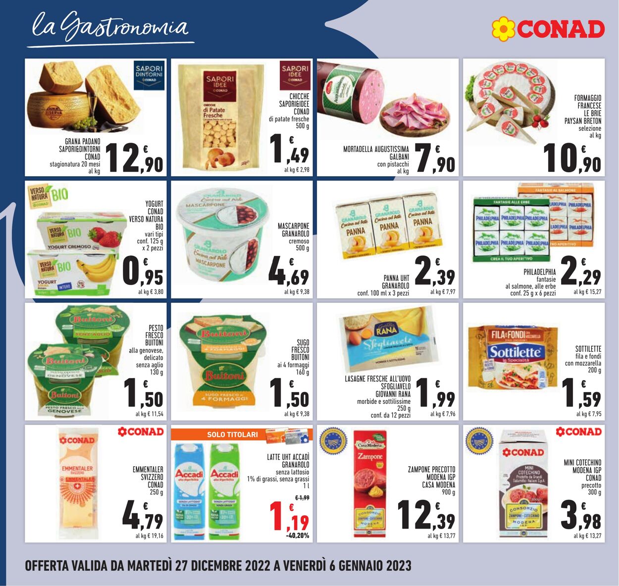 Volantino Conad 27.12.2022 - 06.01.2023