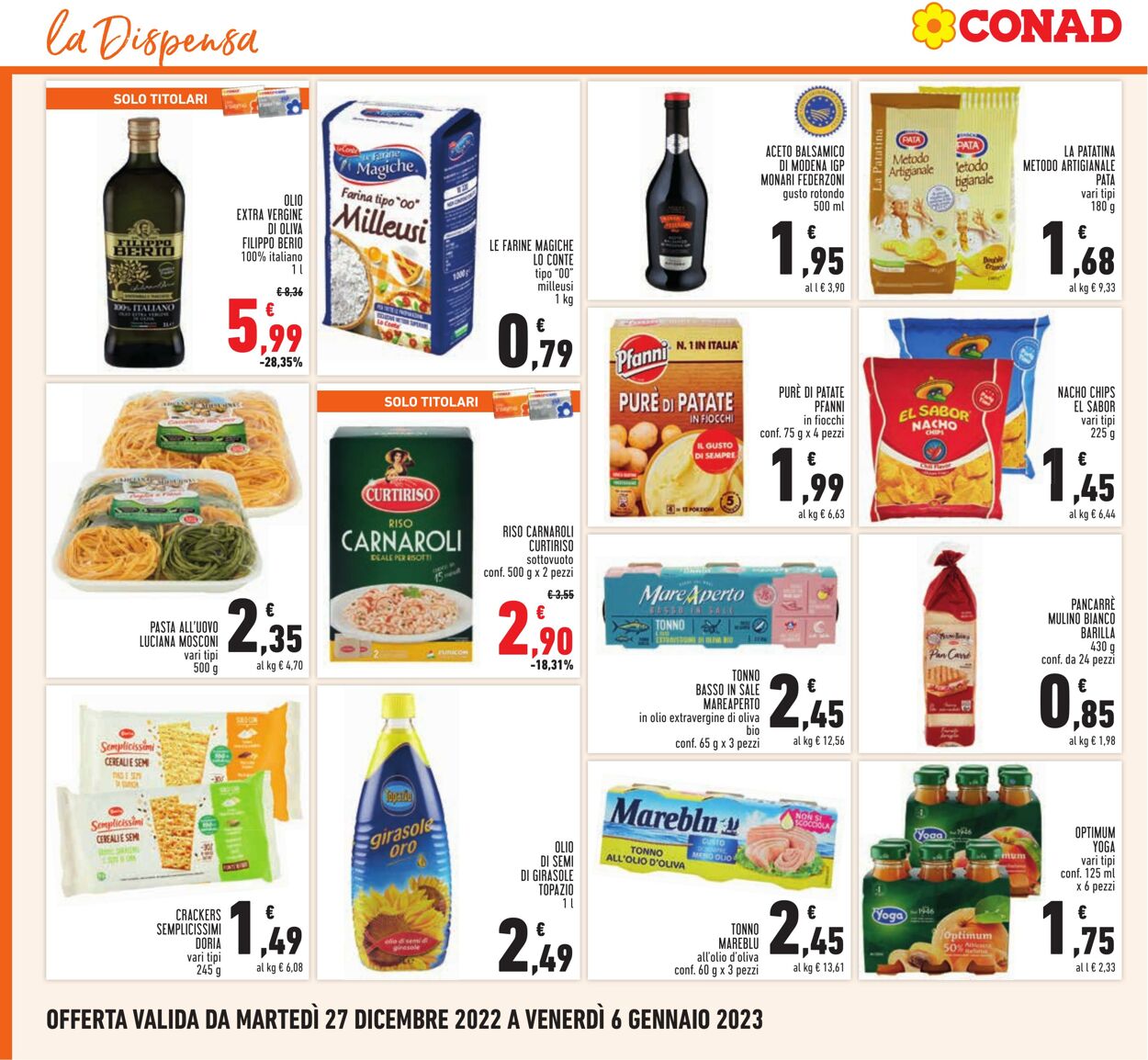 Volantino Conad 27.12.2022 - 06.01.2023