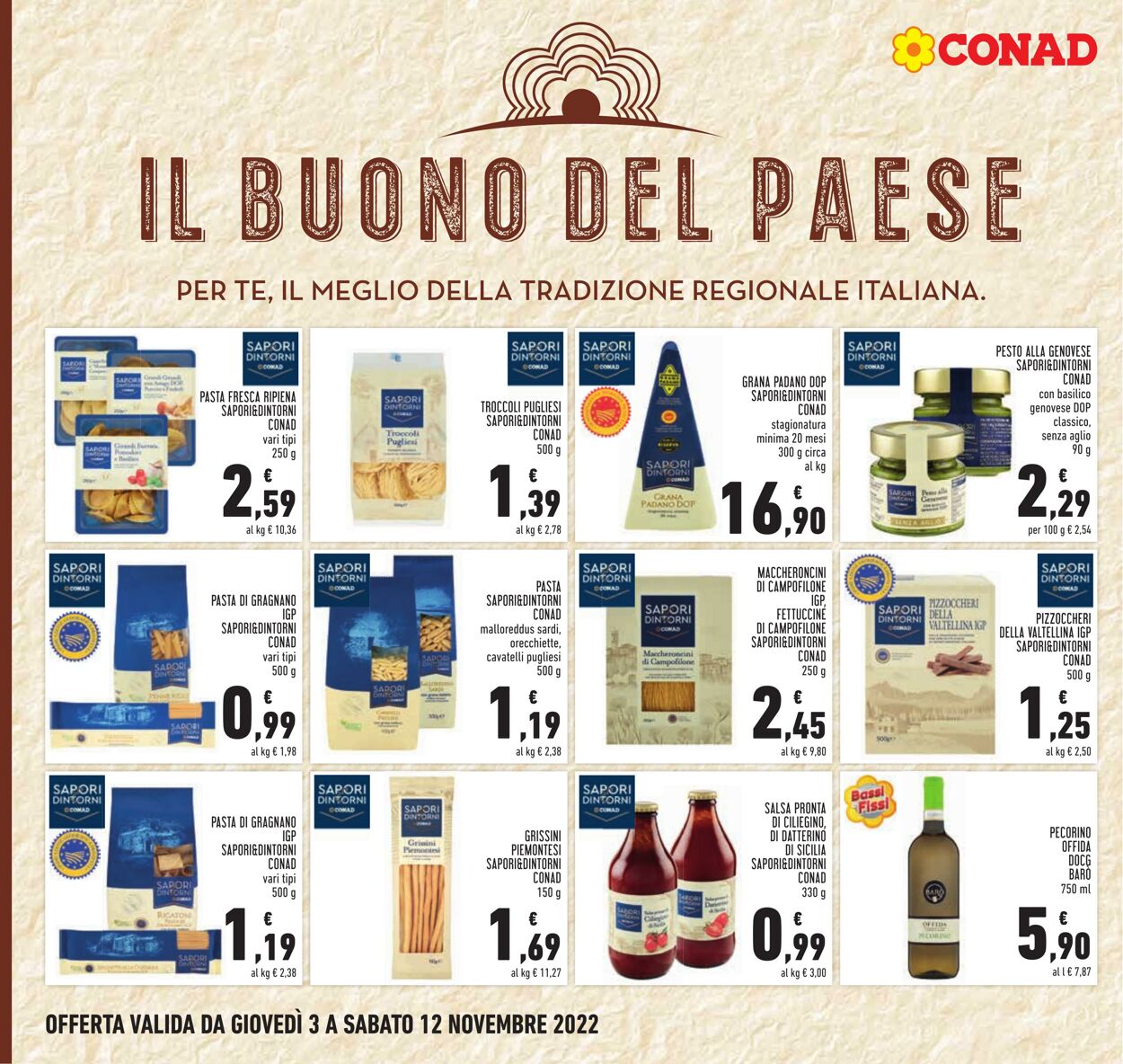 Volantino Conad 03.10.2022 - 12.11.2022