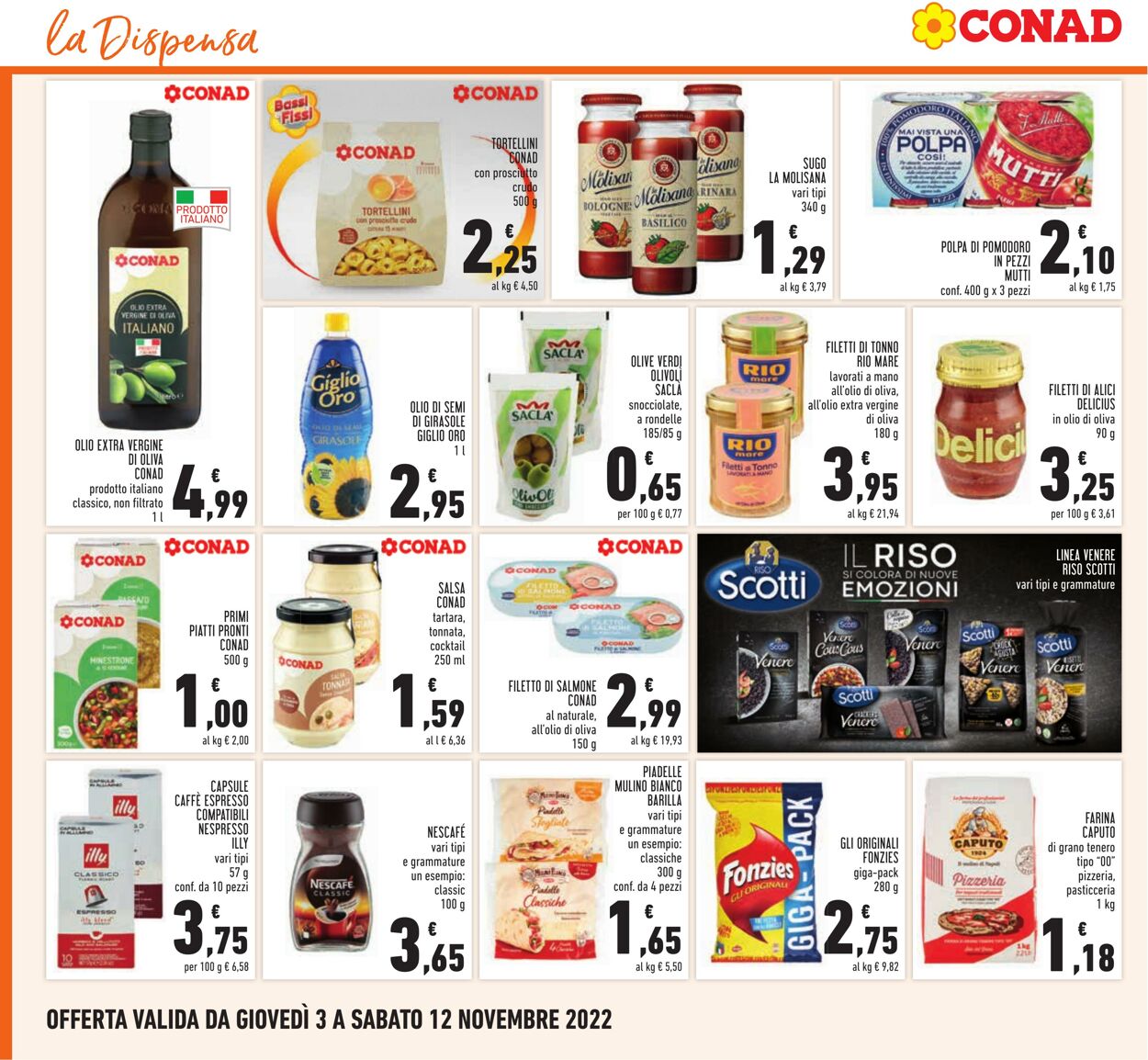 Volantino Conad 03.10.2022 - 12.11.2022