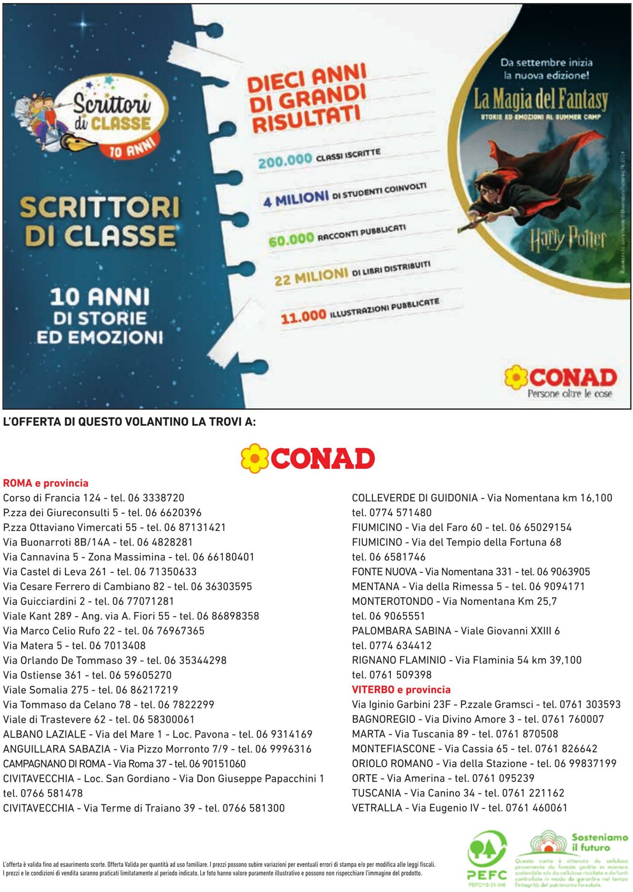 Volantino Conad 13.09.2023 - 10.10.2023