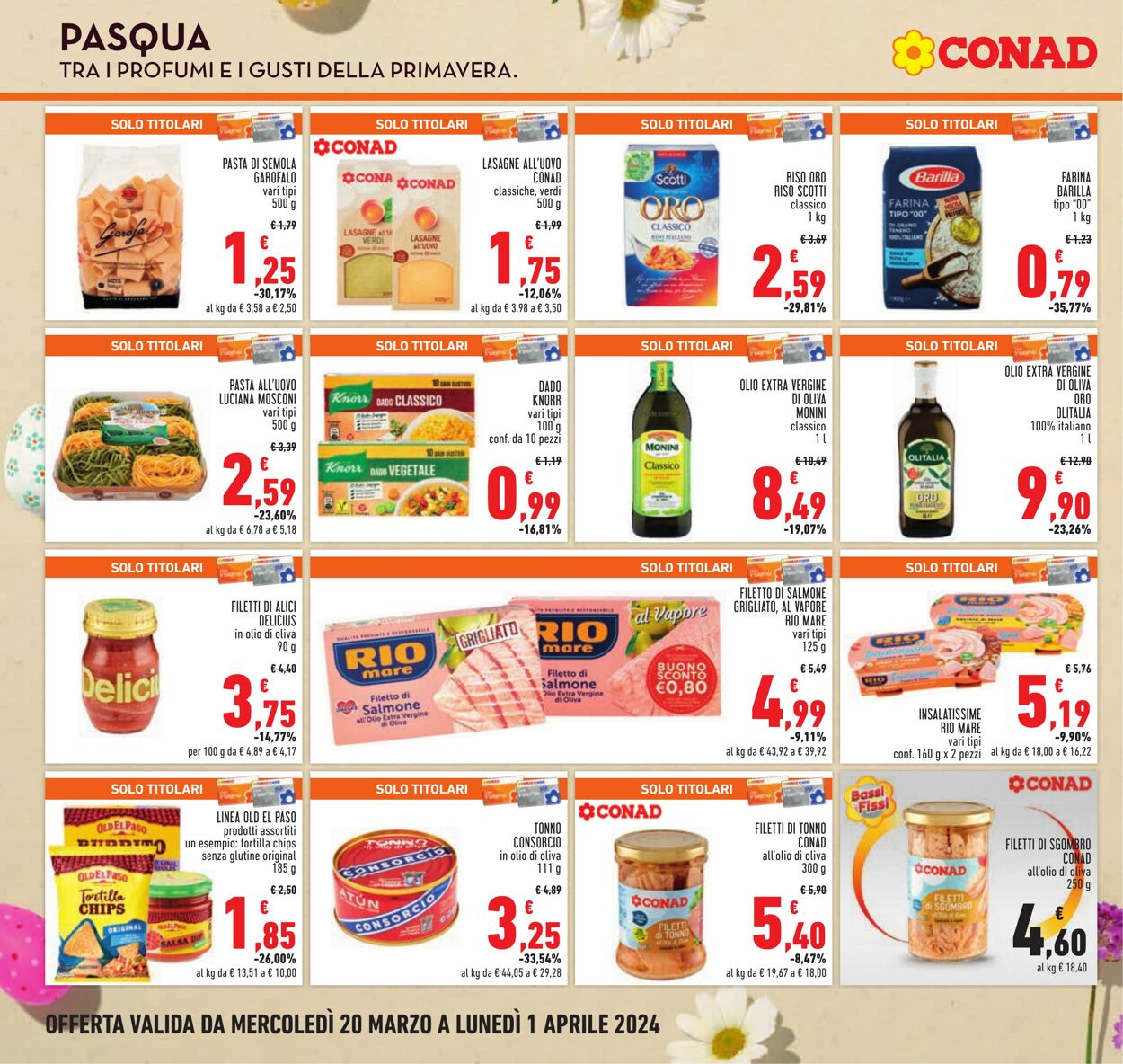 Volantino Conad 20.03.2024 - 01.04.2024