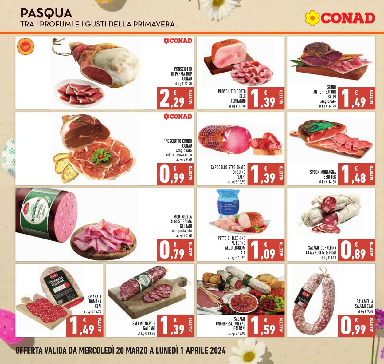 Volantino Conad 20.03.2024 - 01.04.2024