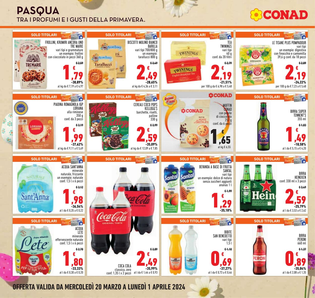 Volantino Conad 20.03.2024 - 01.04.2024