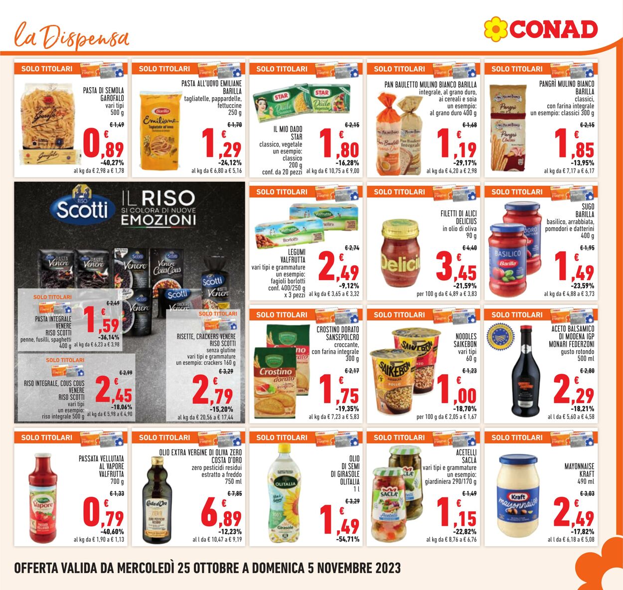 Volantino Conad 25.10.2023 - 05.11.2023