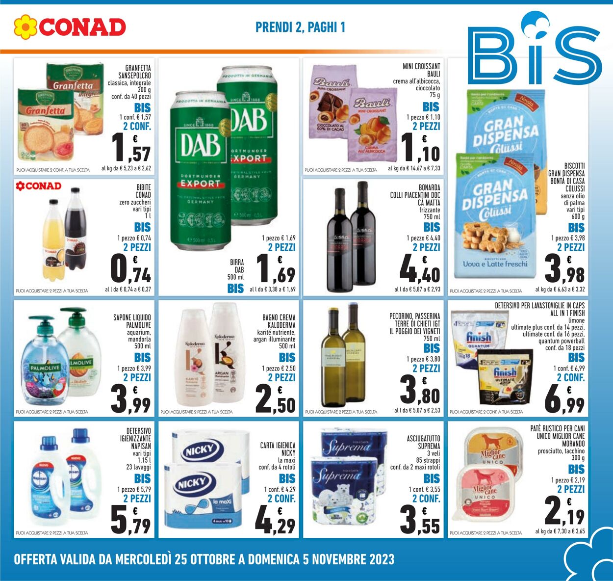 Volantino Conad 25.10.2023 - 05.11.2023