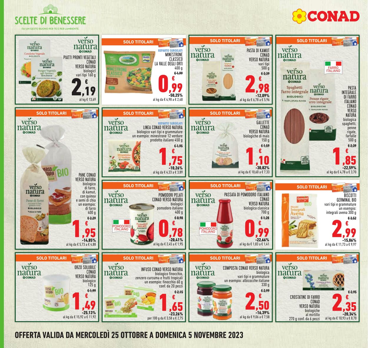 Volantino Conad 25.10.2023 - 05.11.2023