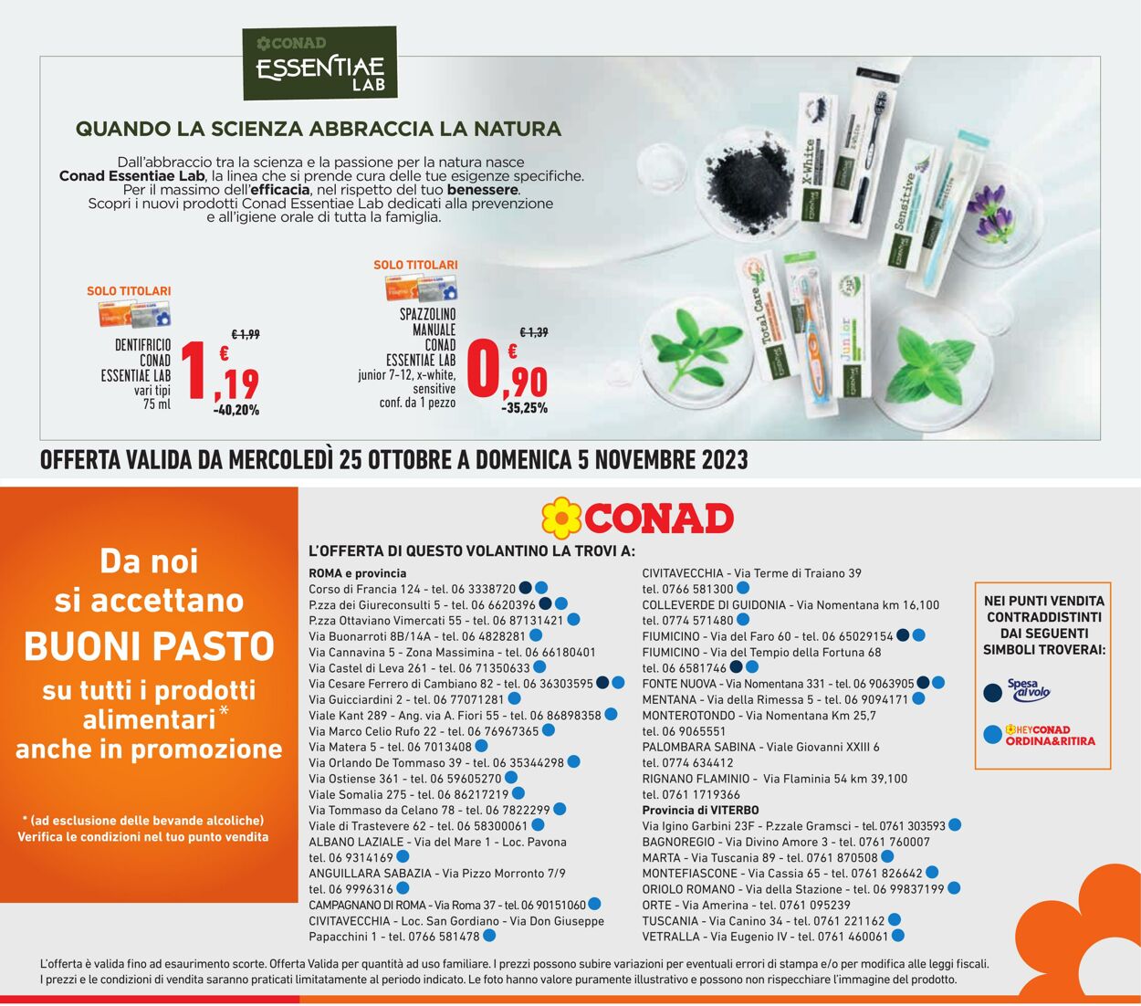 Volantino Conad 25.10.2023 - 05.11.2023