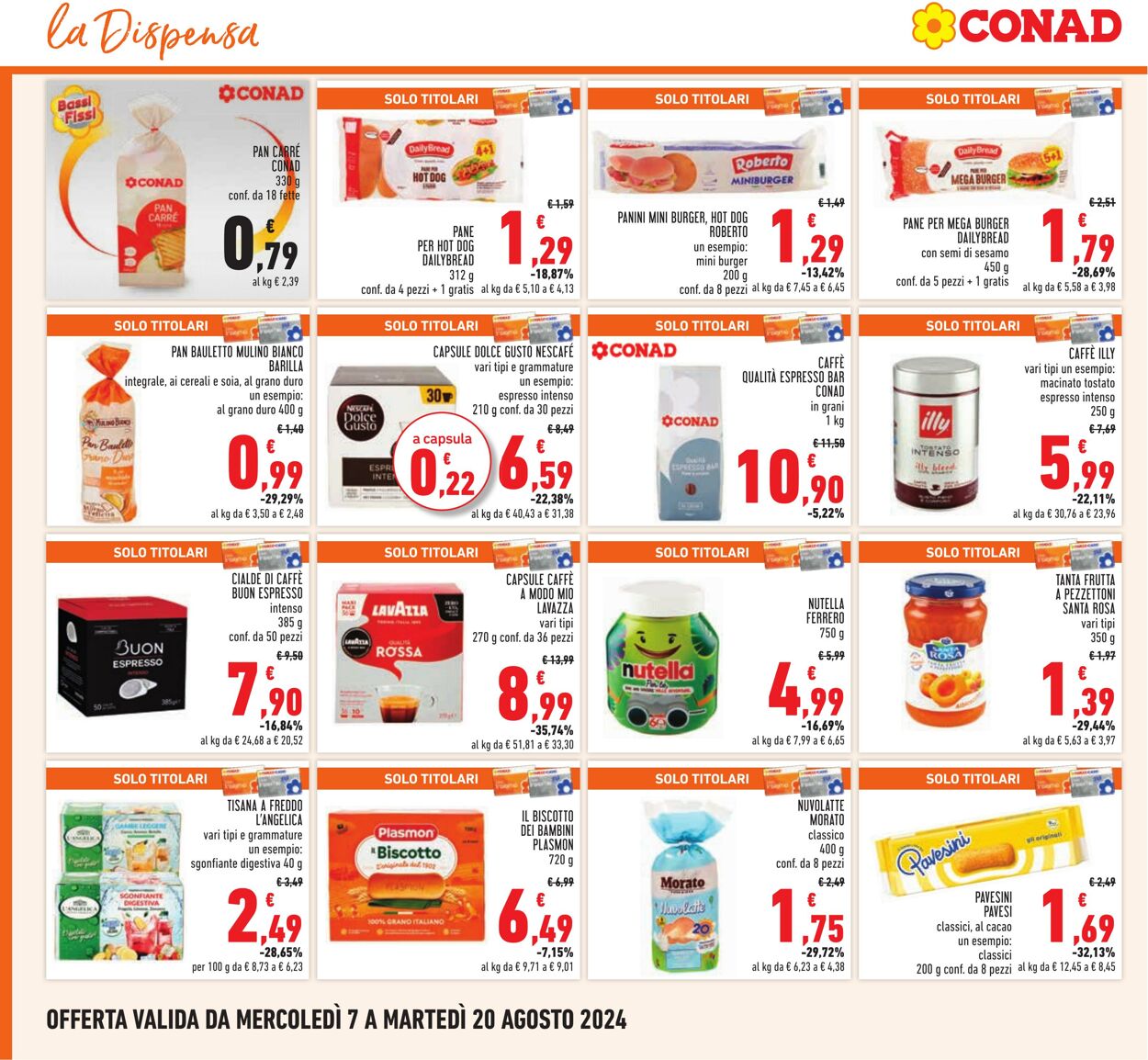 Volantino Conad 07.08.2024 - 20.08.2024