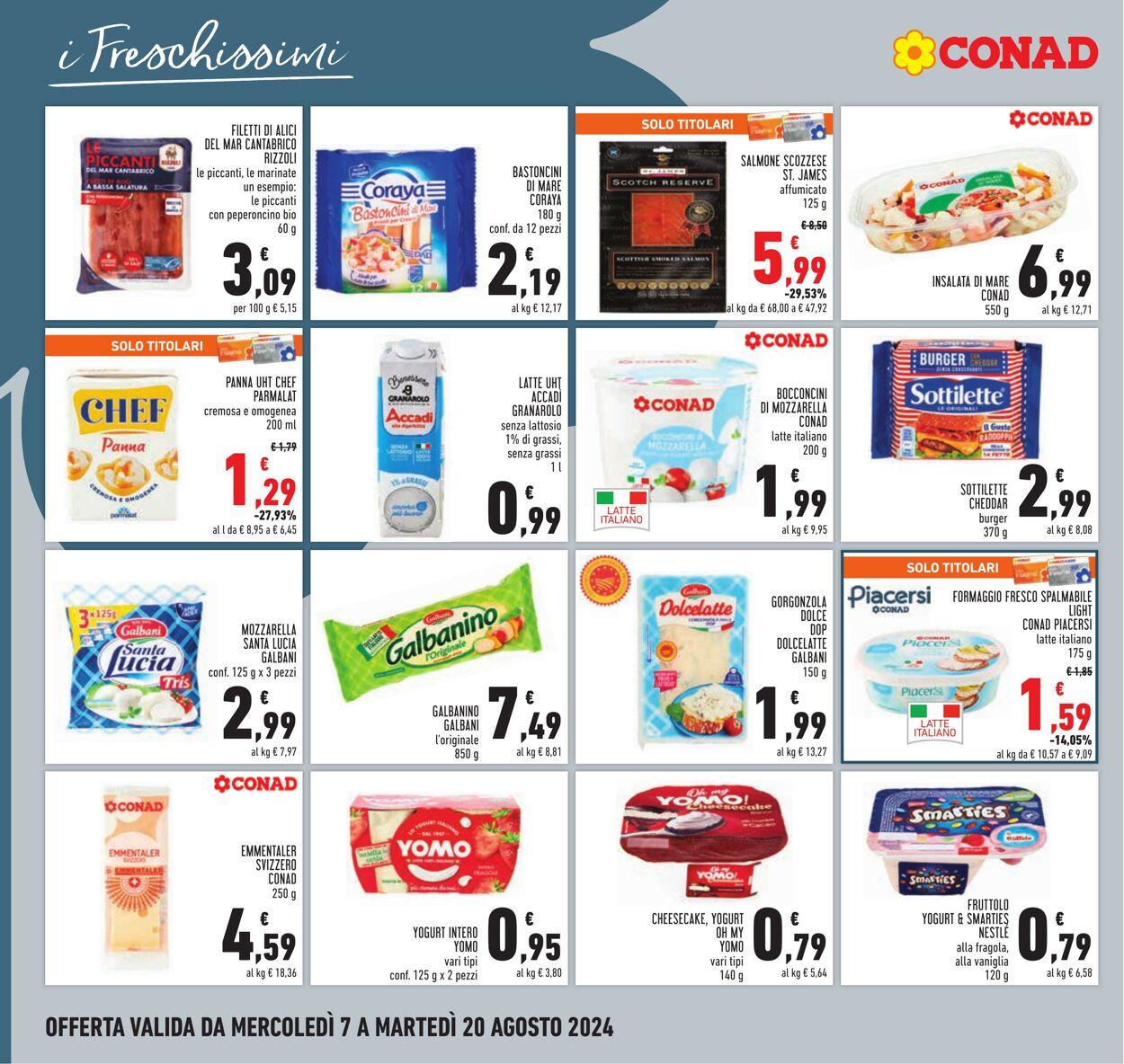 Volantino Conad 07.08.2024 - 20.08.2024