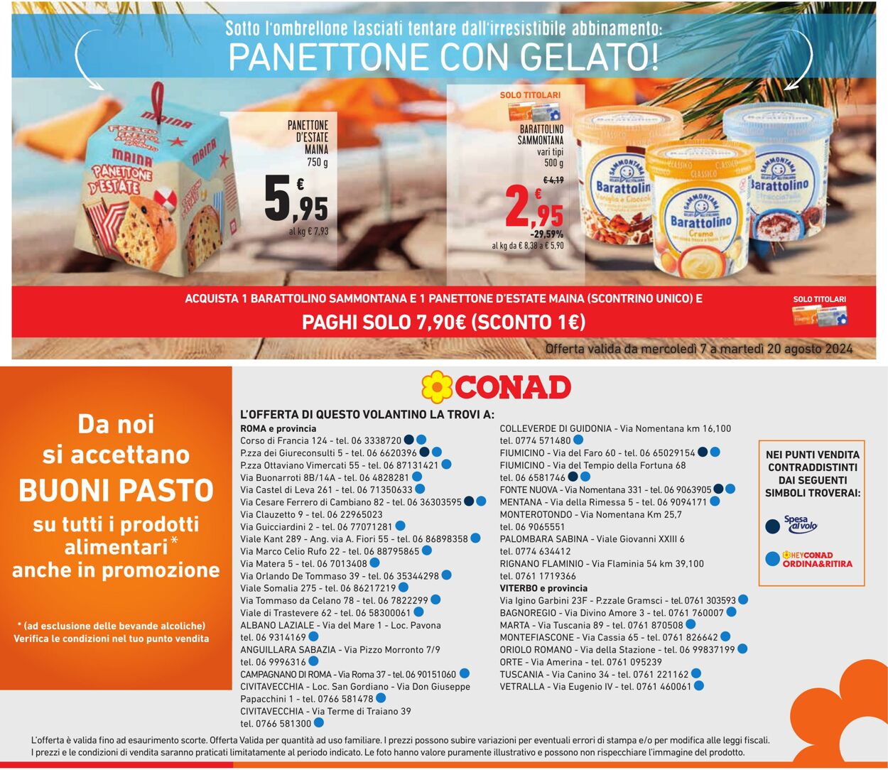 Volantino Conad 07.08.2024 - 20.08.2024