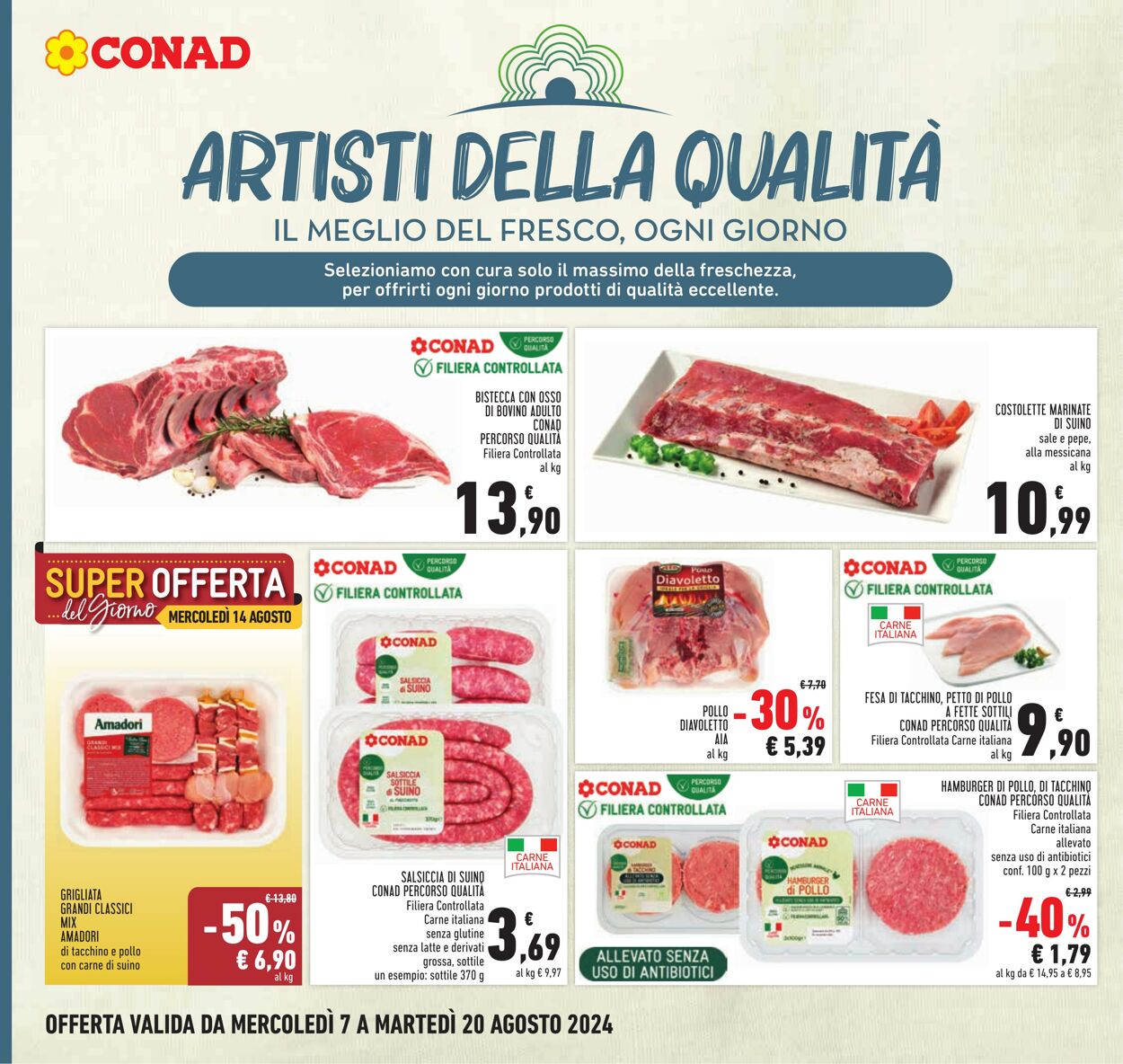 Volantino Conad 07.08.2024 - 20.08.2024