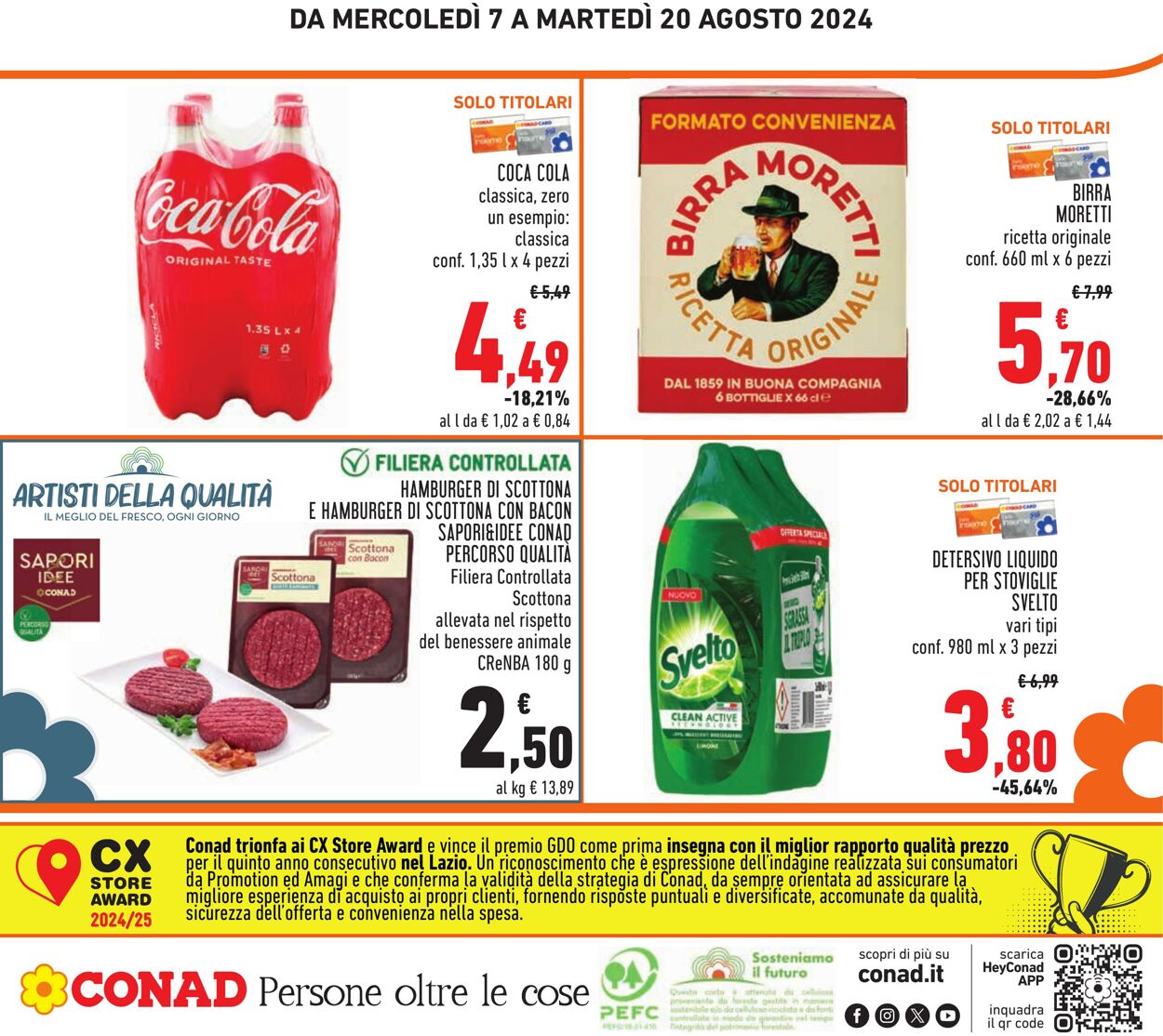 Volantino Conad 07.08.2024 - 20.08.2024