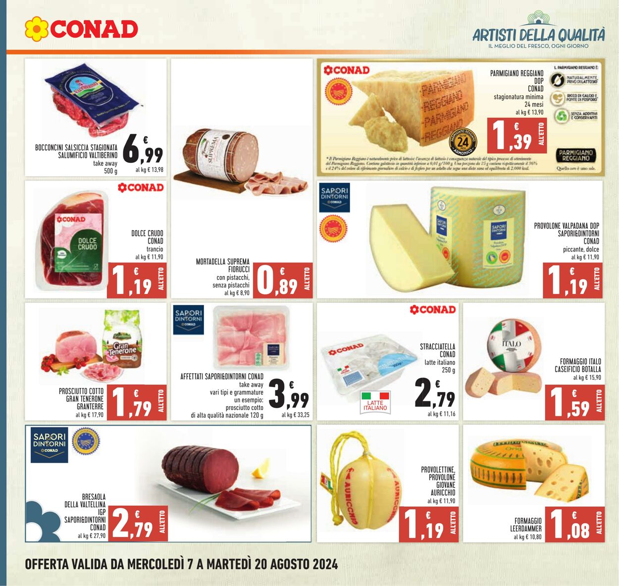 Volantino Conad 07.08.2024 - 20.08.2024