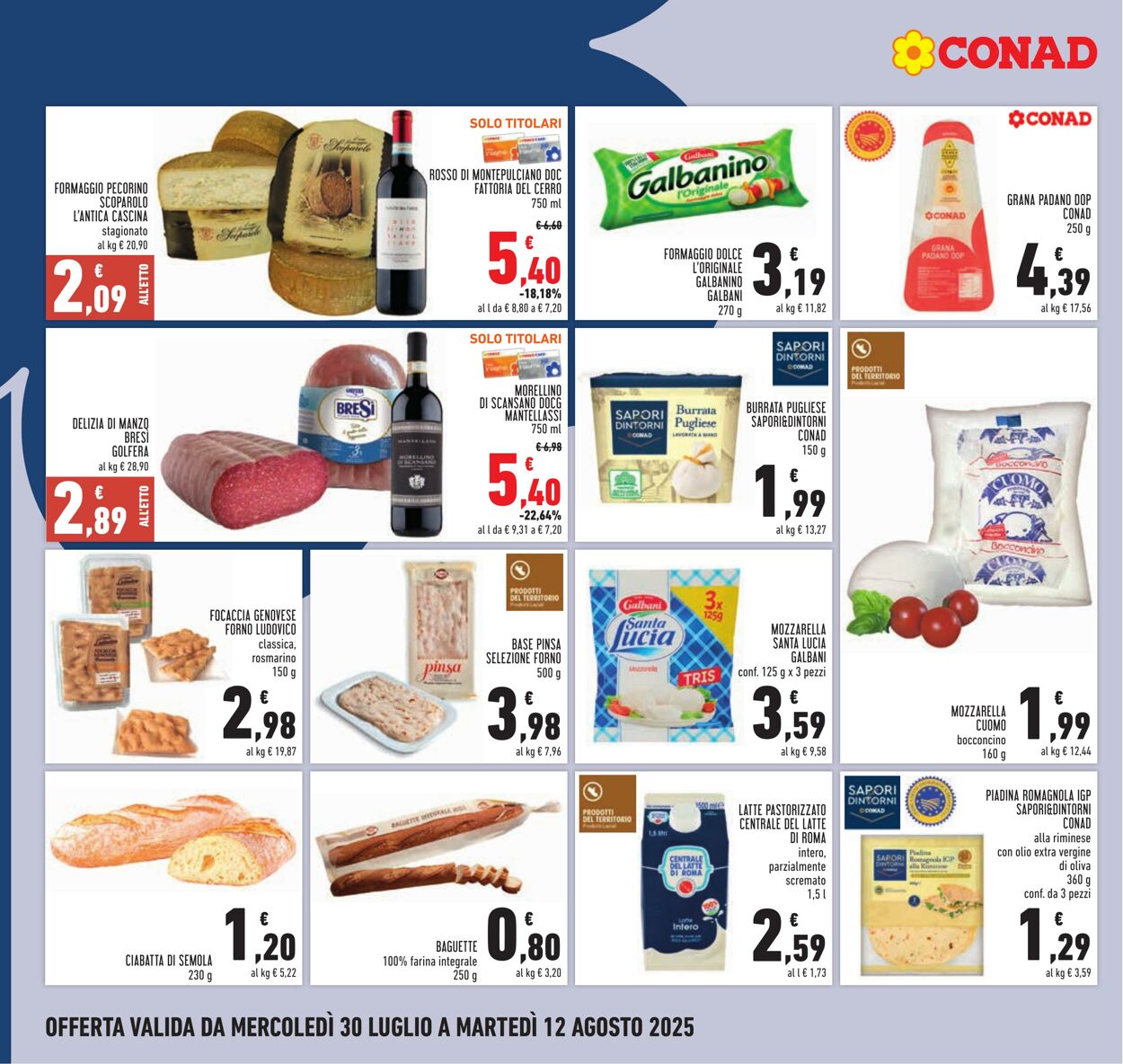 Volantino Conad 11.08.2025 - 11.08.2025