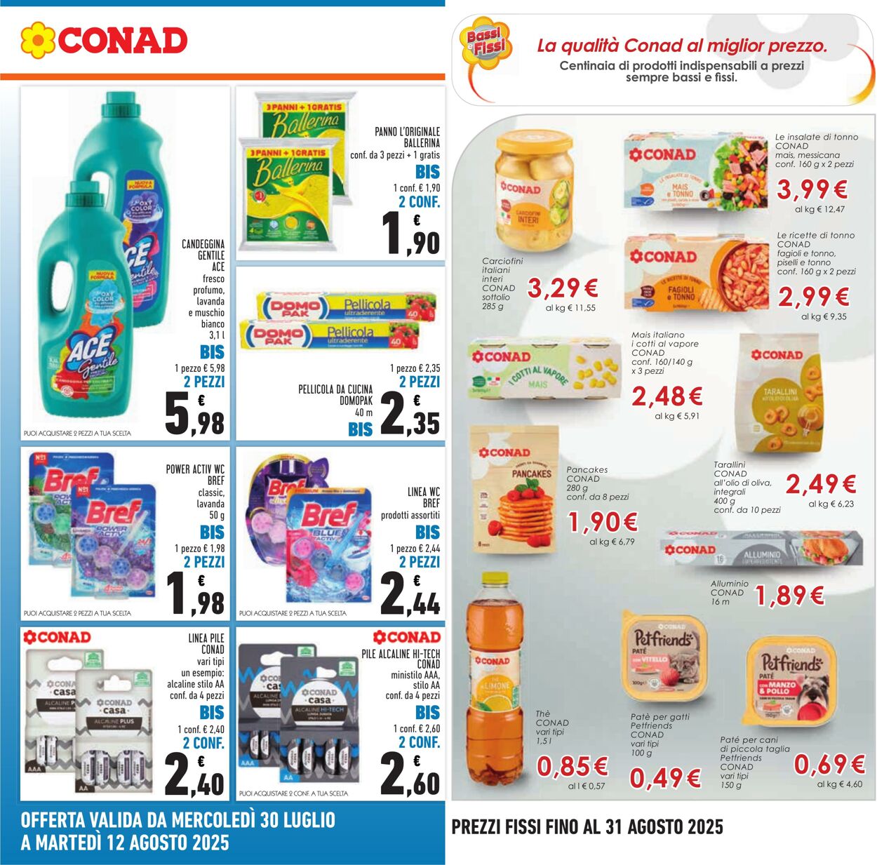 Volantino Conad 11.08.2025 - 11.08.2025