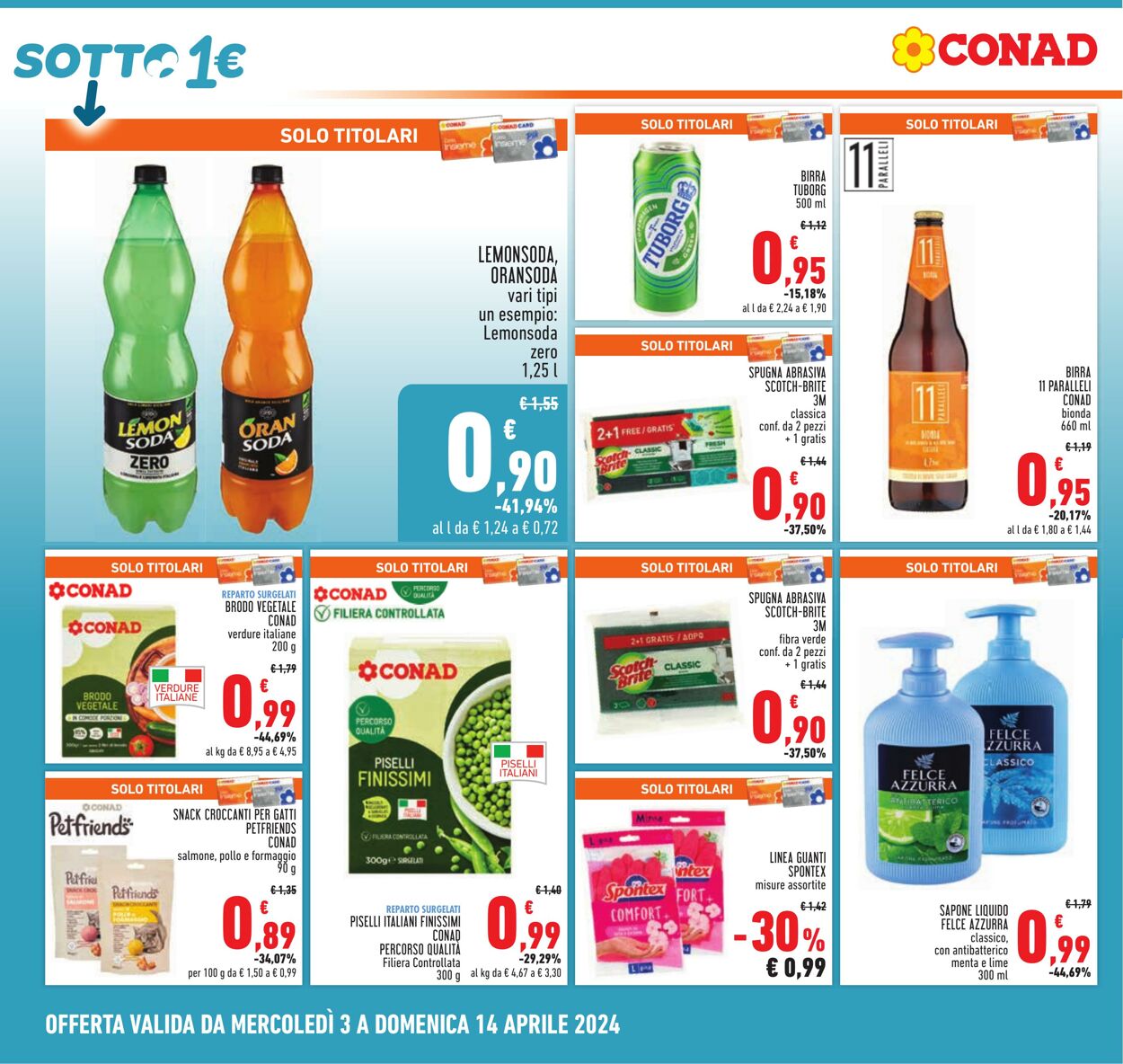 Volantino Conad 03.04.2024 - 14.04.2024