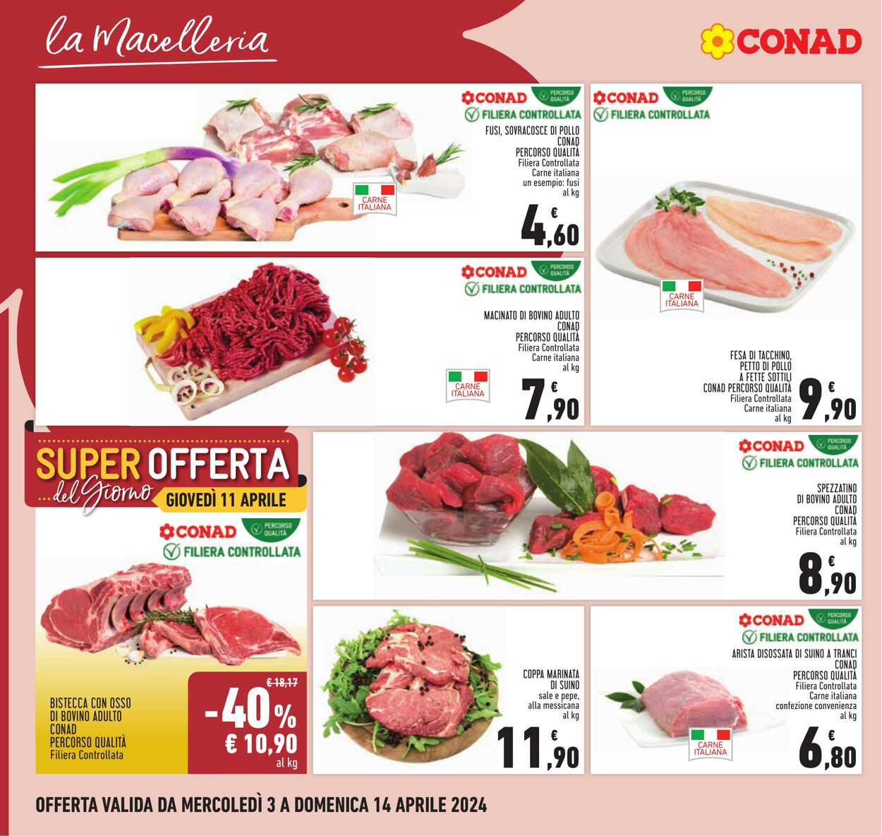 Volantino Conad 03.04.2024 - 14.04.2024