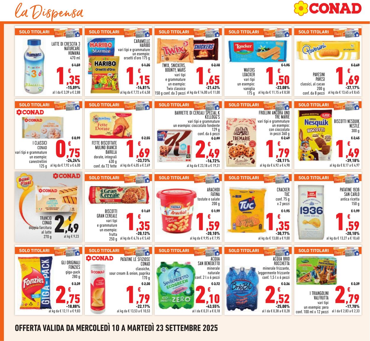 Volantino Conad 16.09.2025 - 16.09.2025