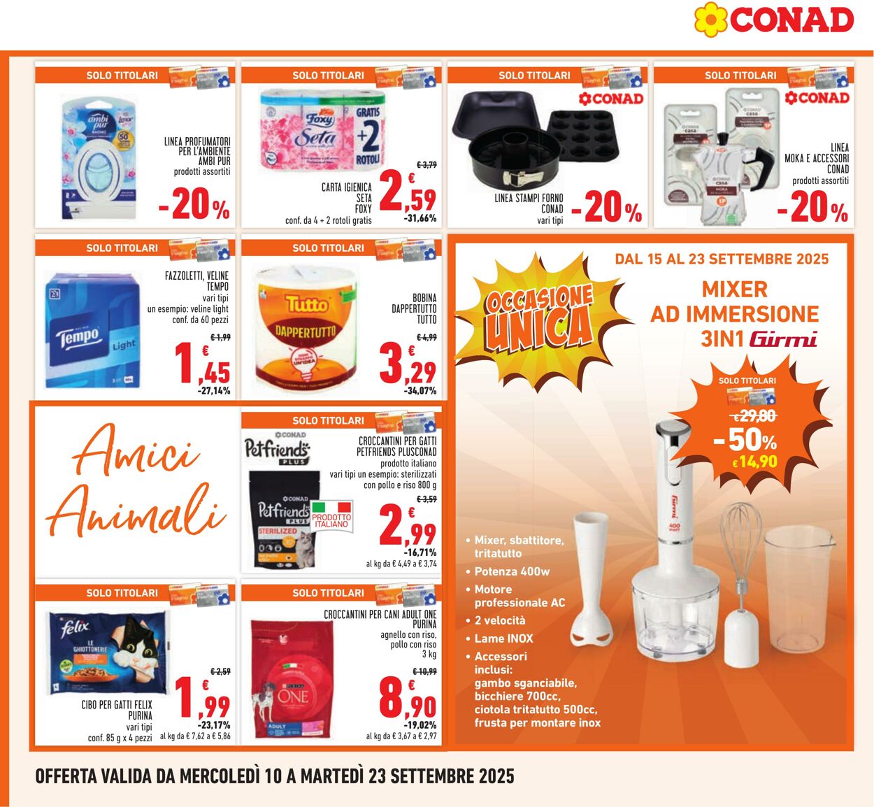Volantino Conad 16.09.2025 - 16.09.2025