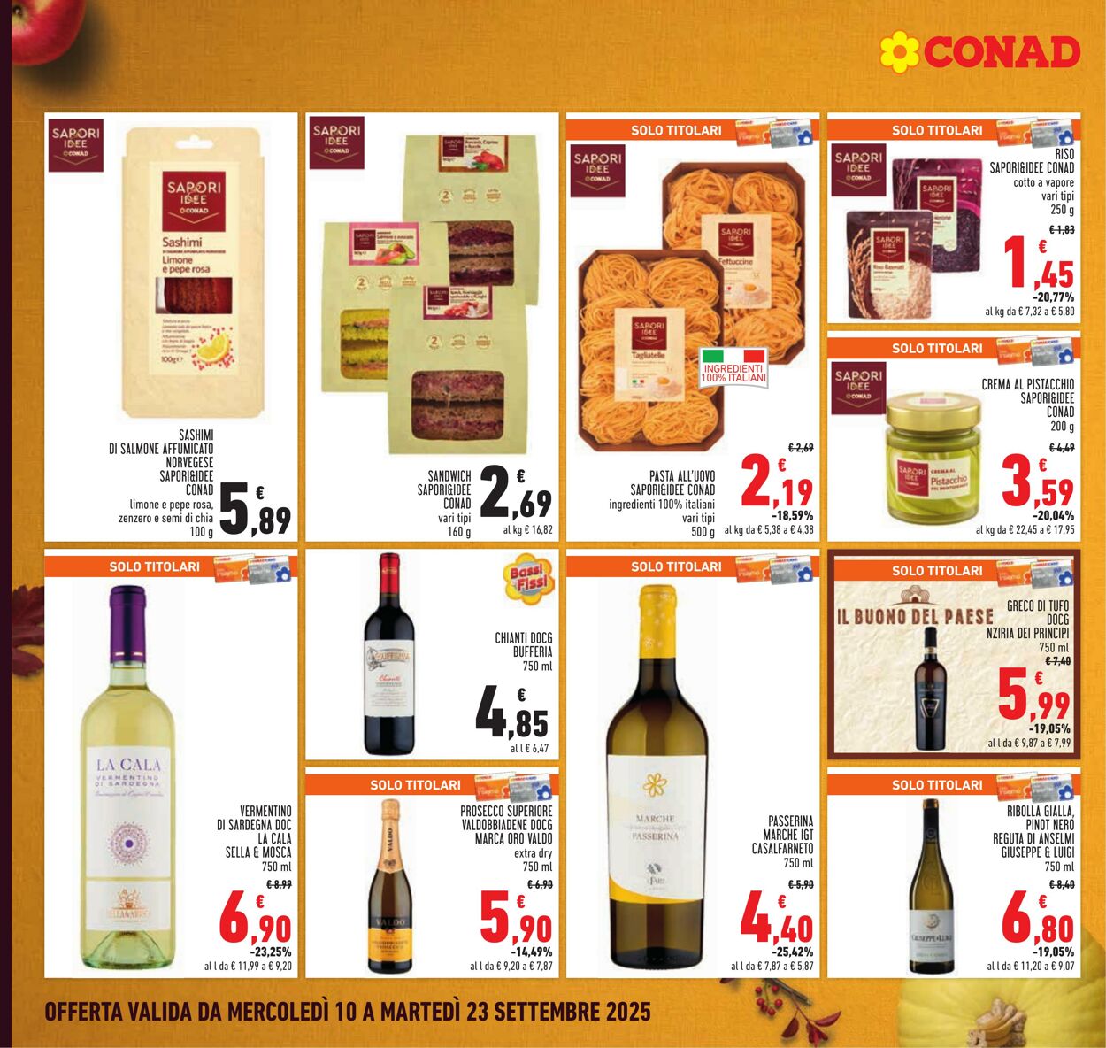 Volantino Conad 16.09.2025 - 16.09.2025