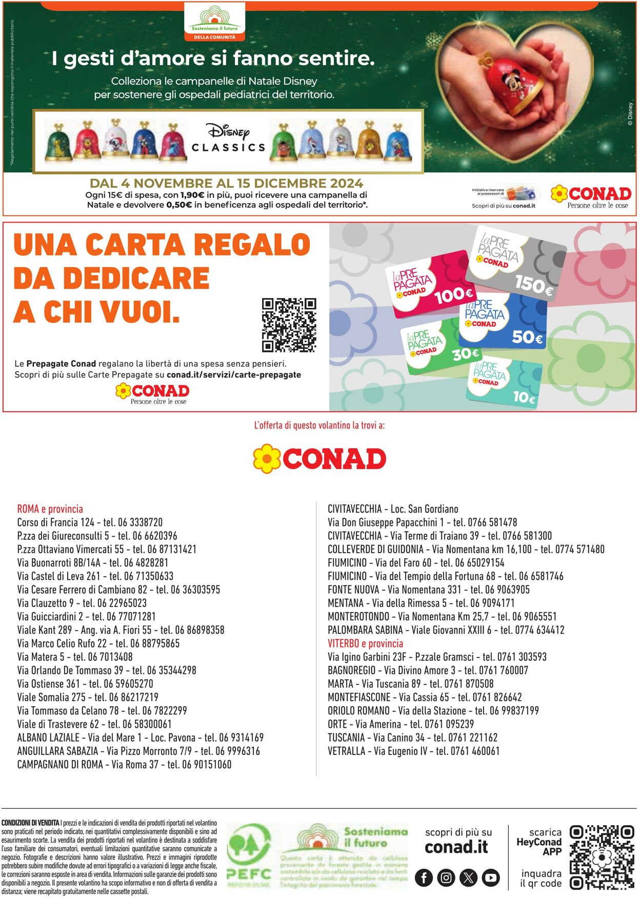 Volantino Conad 05.11.2024 - 24.12.2024