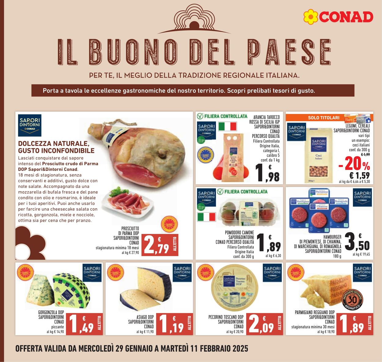 Volantino Conad 29.01.2025 - 11.02.2025