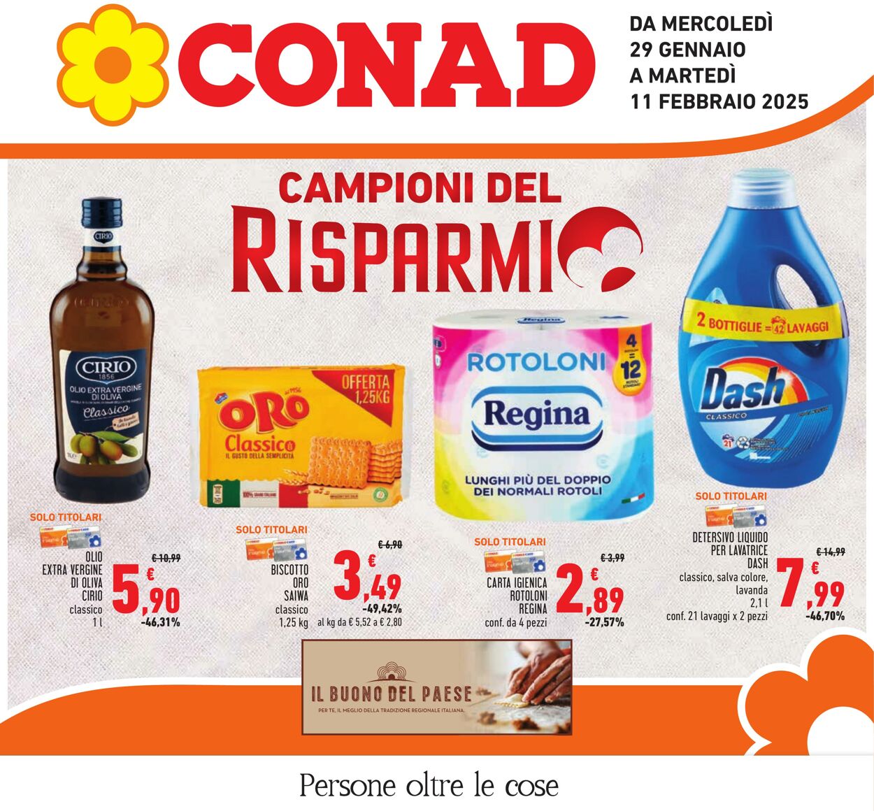 Volantino Conad 29.01.2025 - 11.02.2025