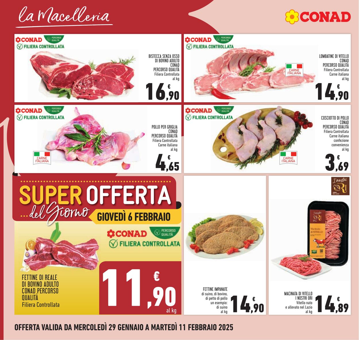 Volantino Conad 29.01.2025 - 11.02.2025