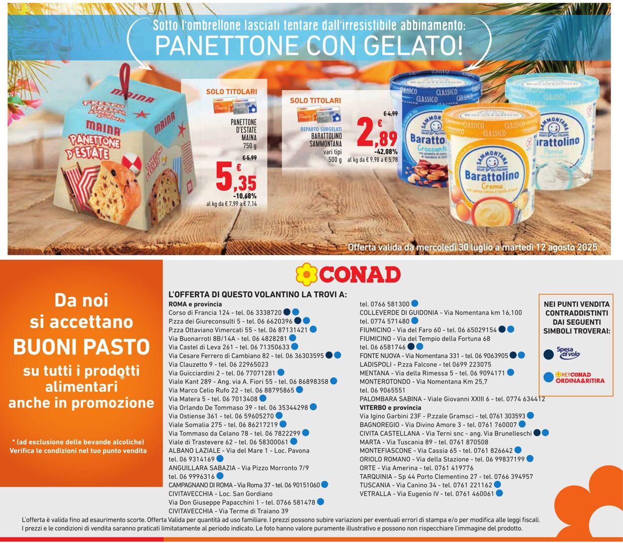 Volantino Conad 05.08.2025 - 05.08.2025