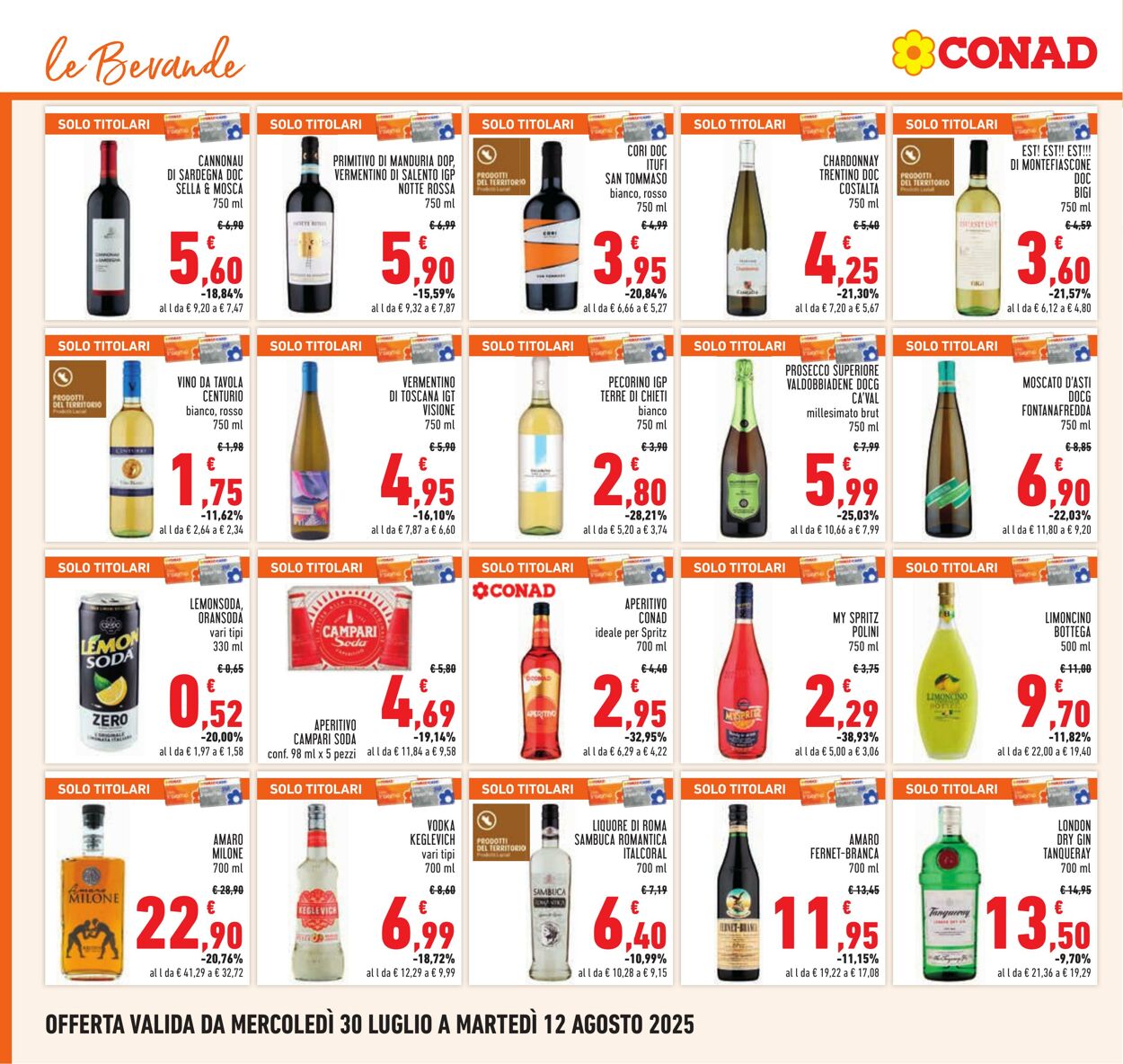 Volantino Conad 05.08.2025 - 05.08.2025