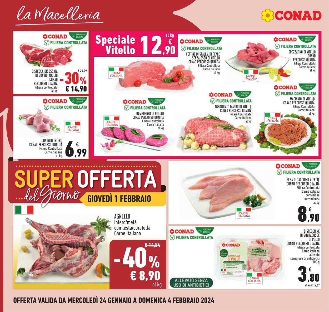 Volantino Conad 24.01.2024 - 04.02.2024