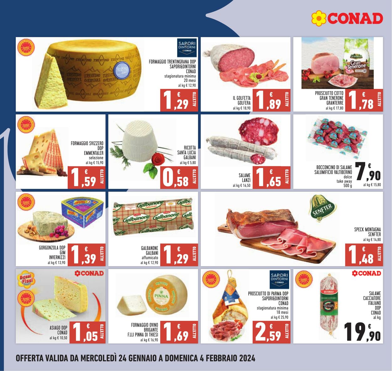 Volantino Conad 24.01.2024 - 04.02.2024