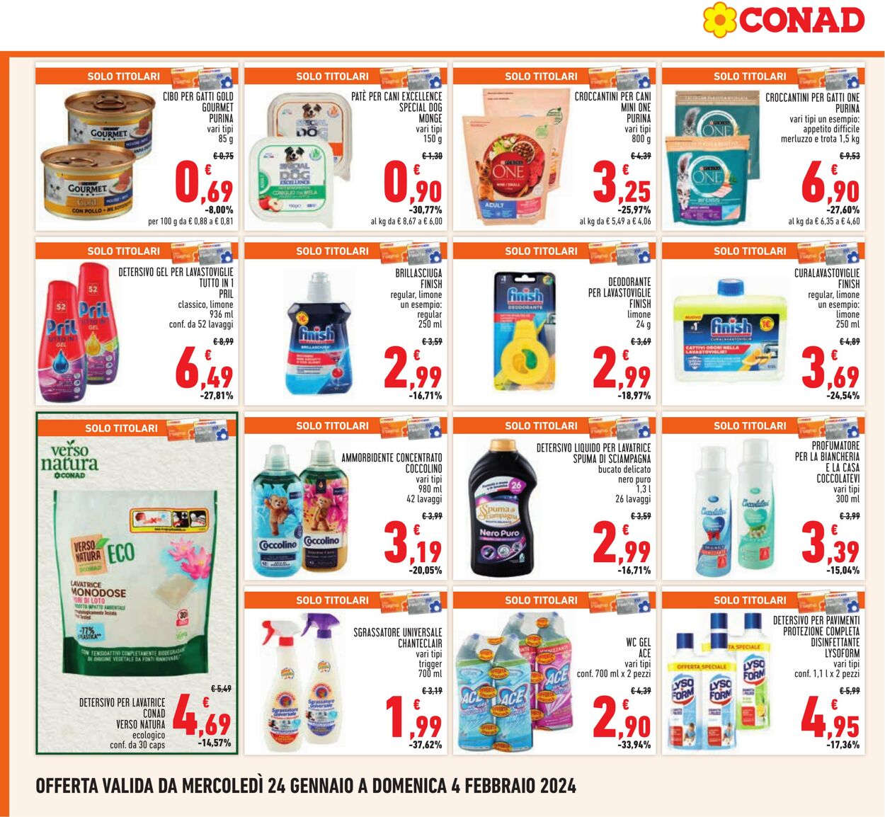 Volantino Conad 24.01.2024 - 04.02.2024