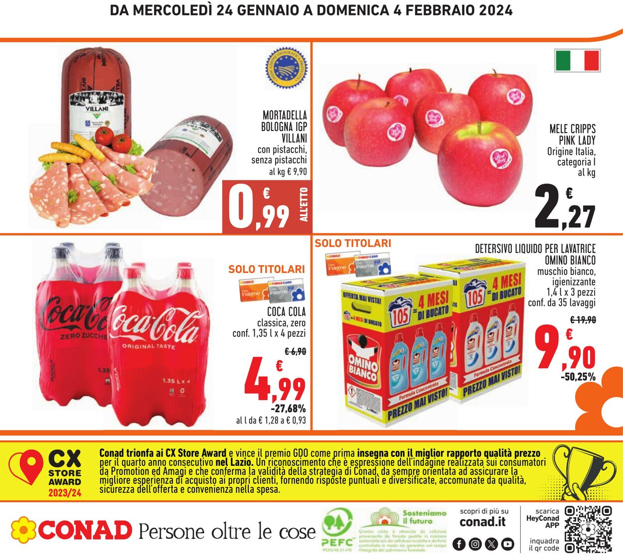 Volantino Conad 24.01.2024 - 04.02.2024