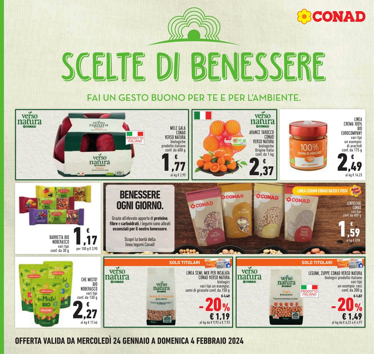 Volantino Conad 24.01.2024 - 04.02.2024