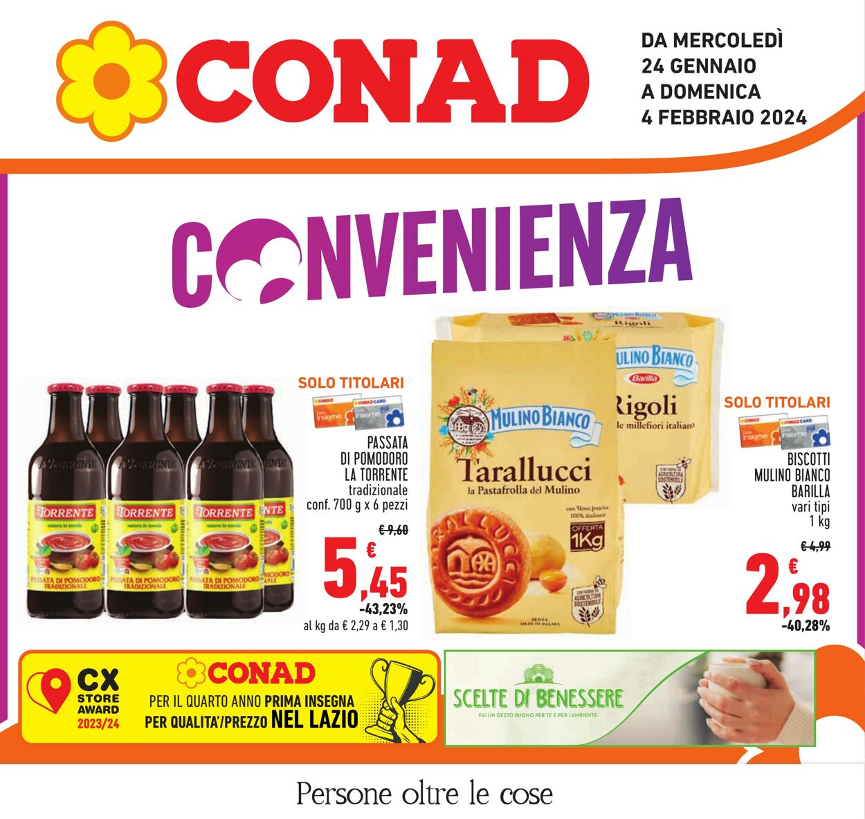 Volantino Conad 24.01.2024 - 04.02.2024