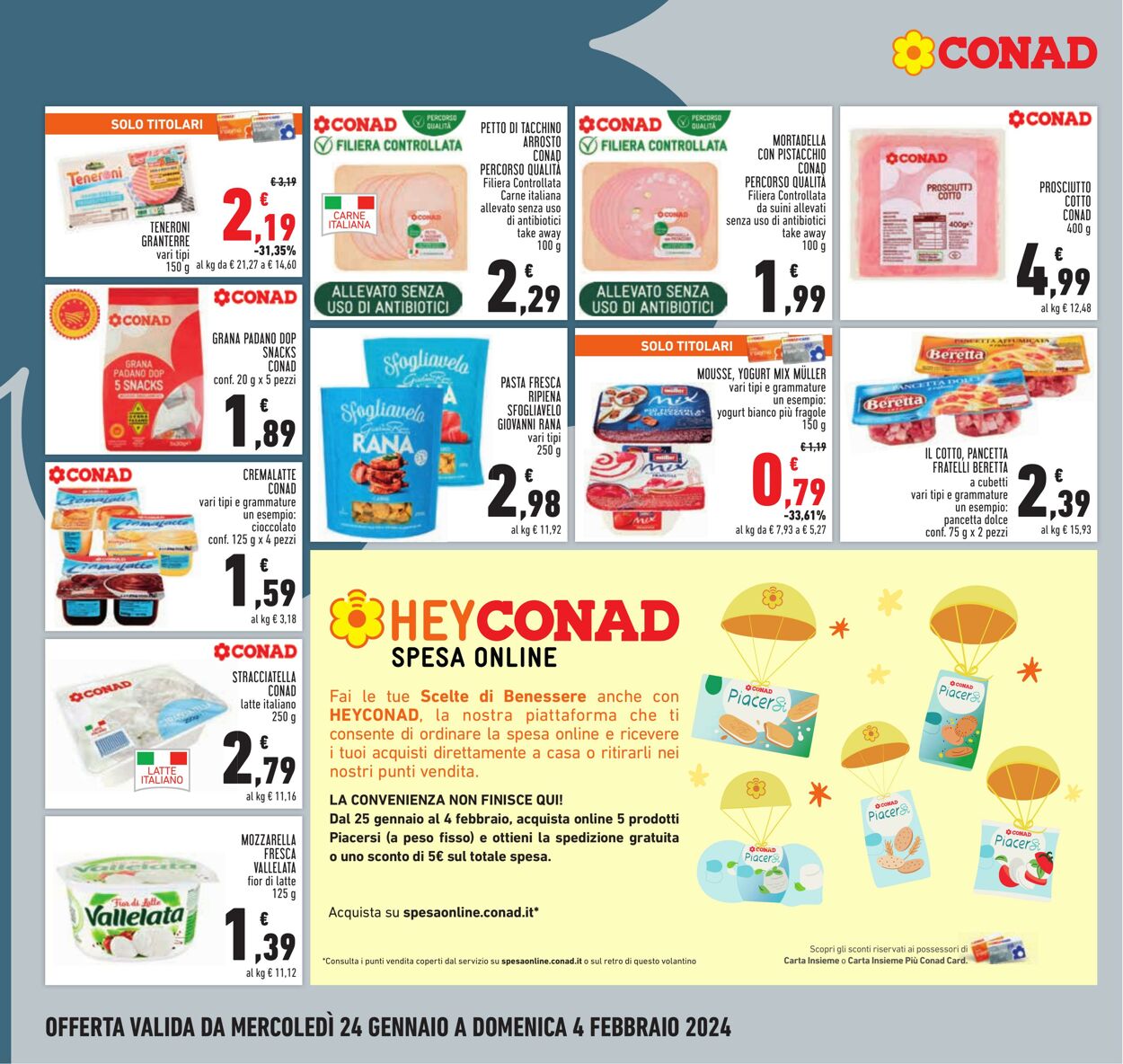 Volantino Conad 24.01.2024 - 04.02.2024